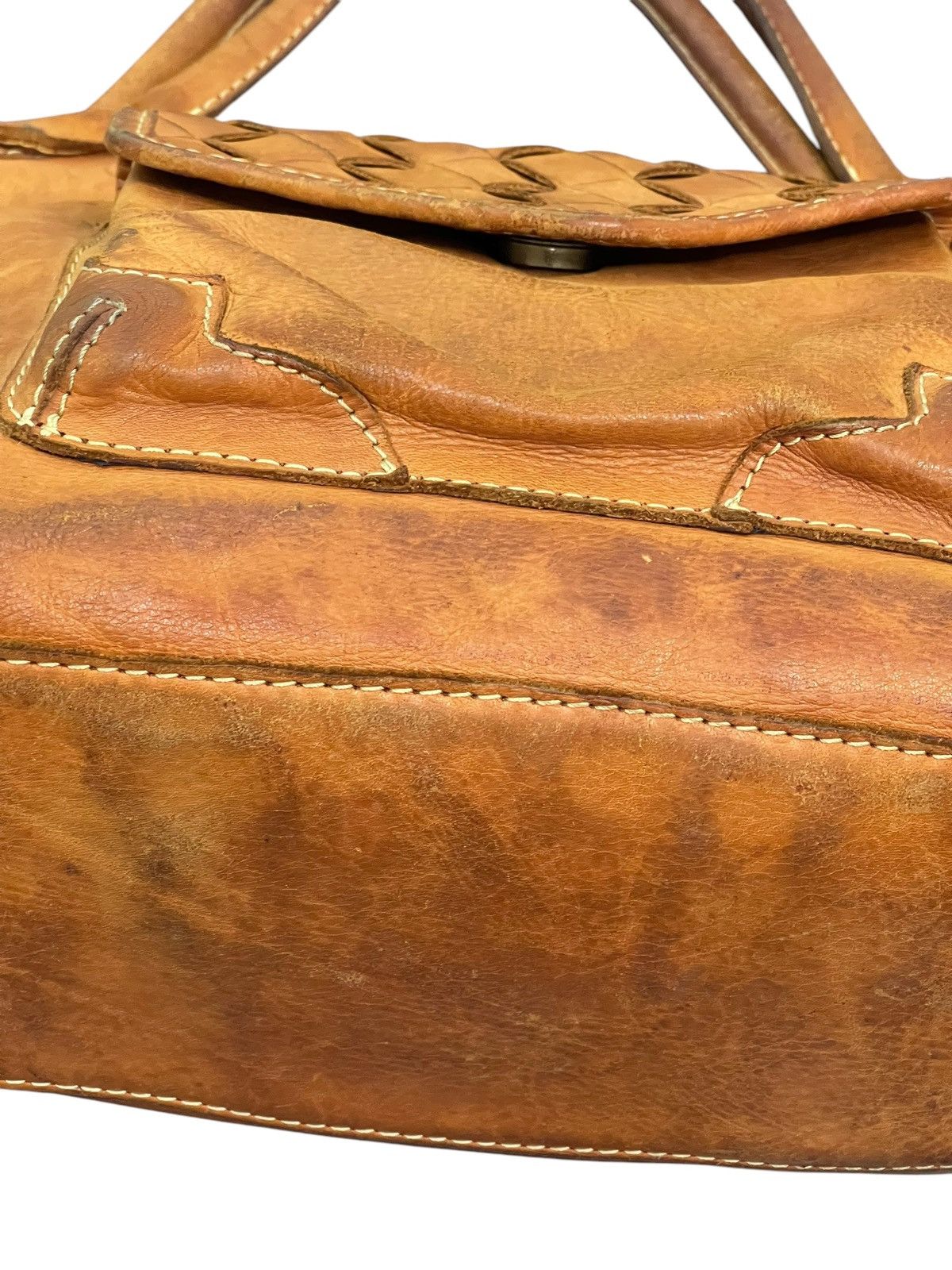 Genuine Leather Full Leather Patina Peaks Peak Japan Tote Shoulder Bag 1🟩6 Size ONE SIZE - 9 Thumbnail