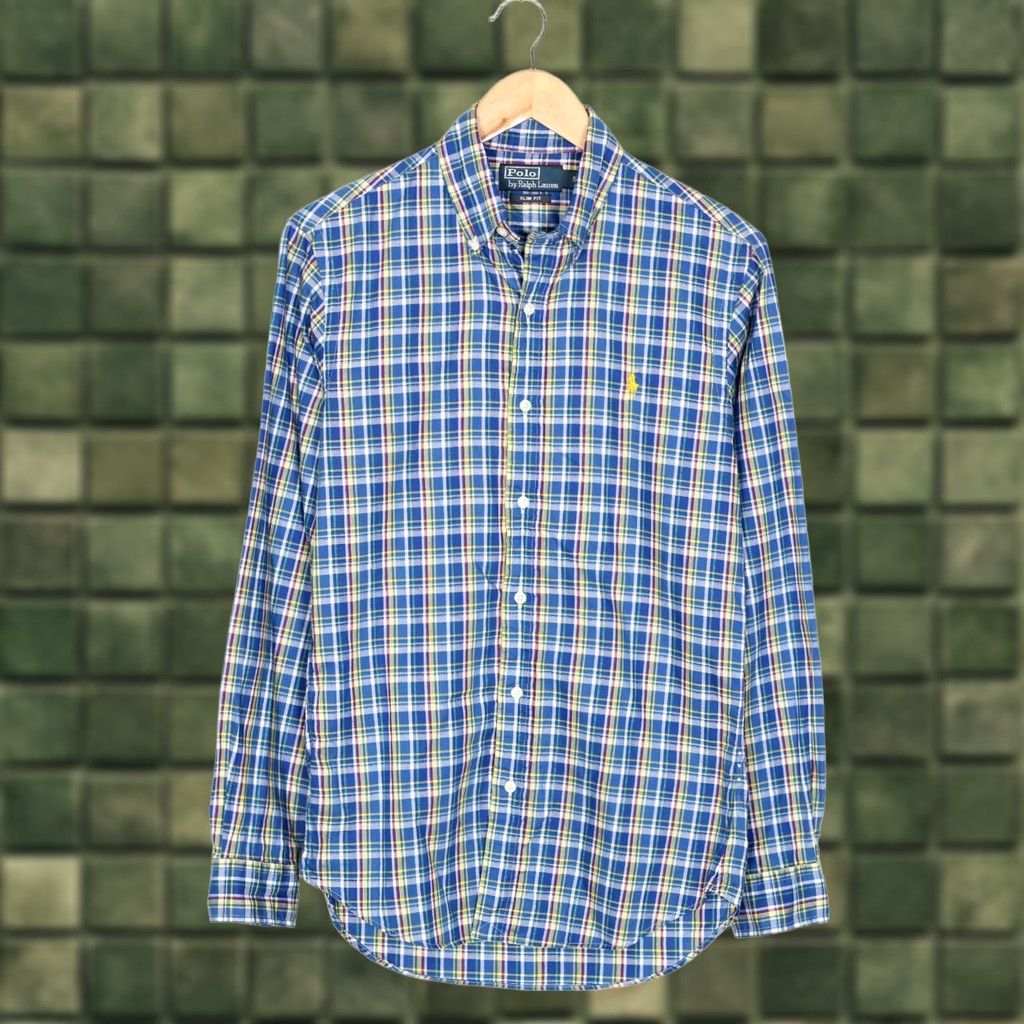 Polo Ralph Lauren POLO by RALPH LAUREN Oxford Slim Fit Shirt Men Size S Long Sleeve Size US S / EU 44-46 / 1 - 1 Thumbnail