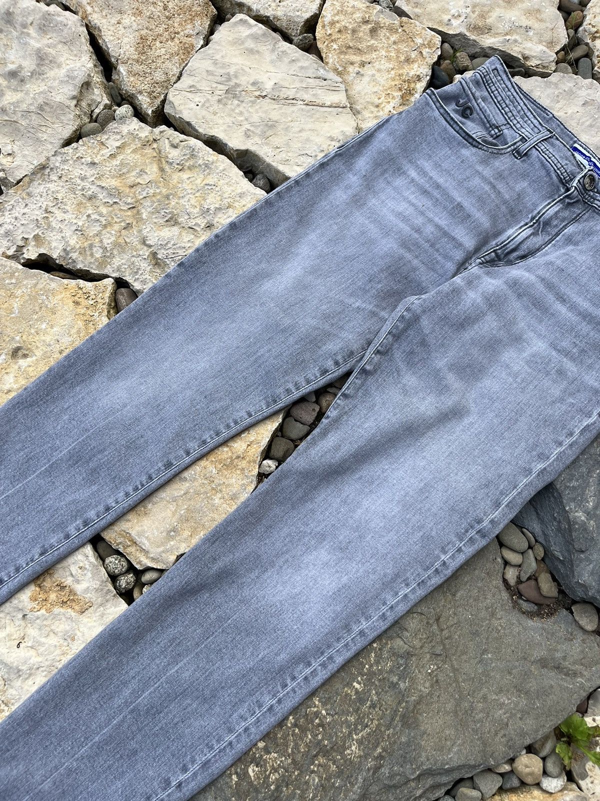 Jacob Cohen Jacob Cohën light grey handmade jeans denim pants trousers Size US 31 - 7 Thumbnail