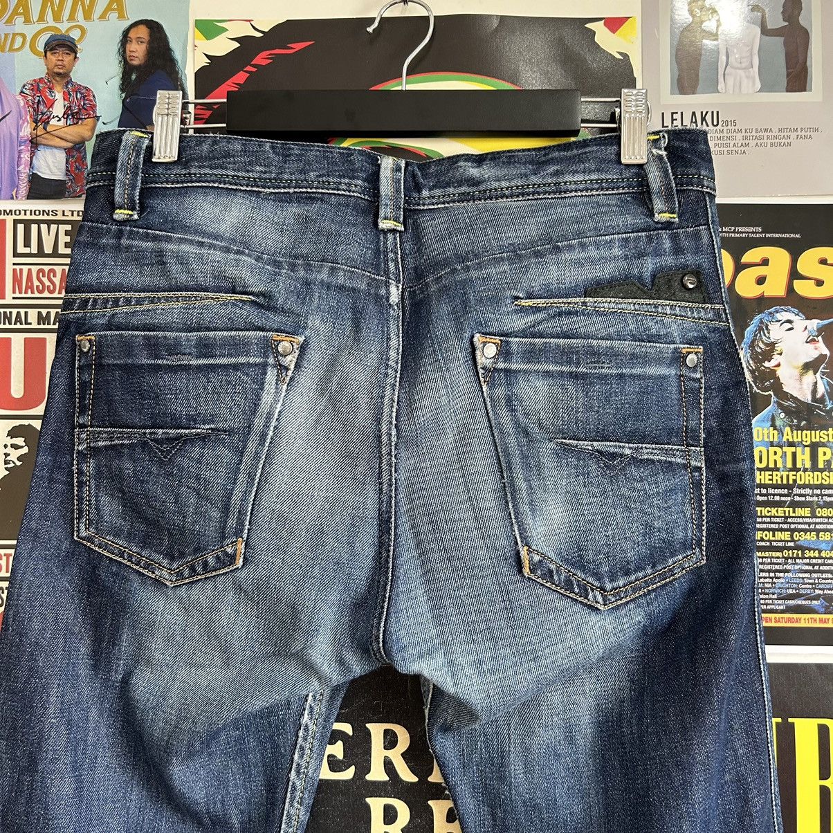 Diesel Vintage Diesel Darron Regular Slim Tapered Denim Size US 33 - 8 Thumbnail
