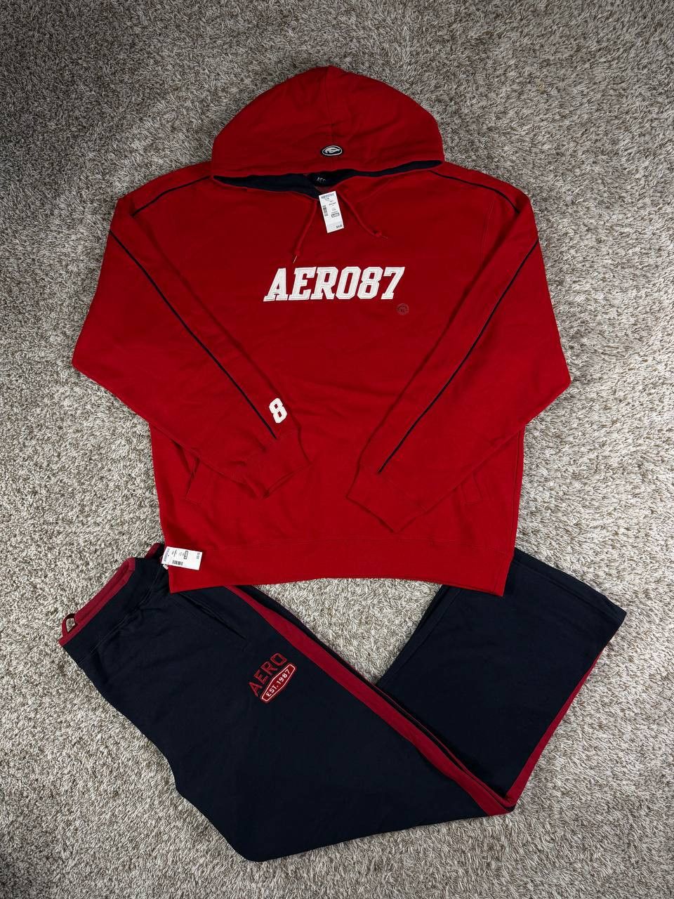 Aeropostale Vintage Aéropostale AERO87 Sweatsuit Set Hip Hop Y2K Size US XL / EU 56 / 4 - 1 Thumbnail
