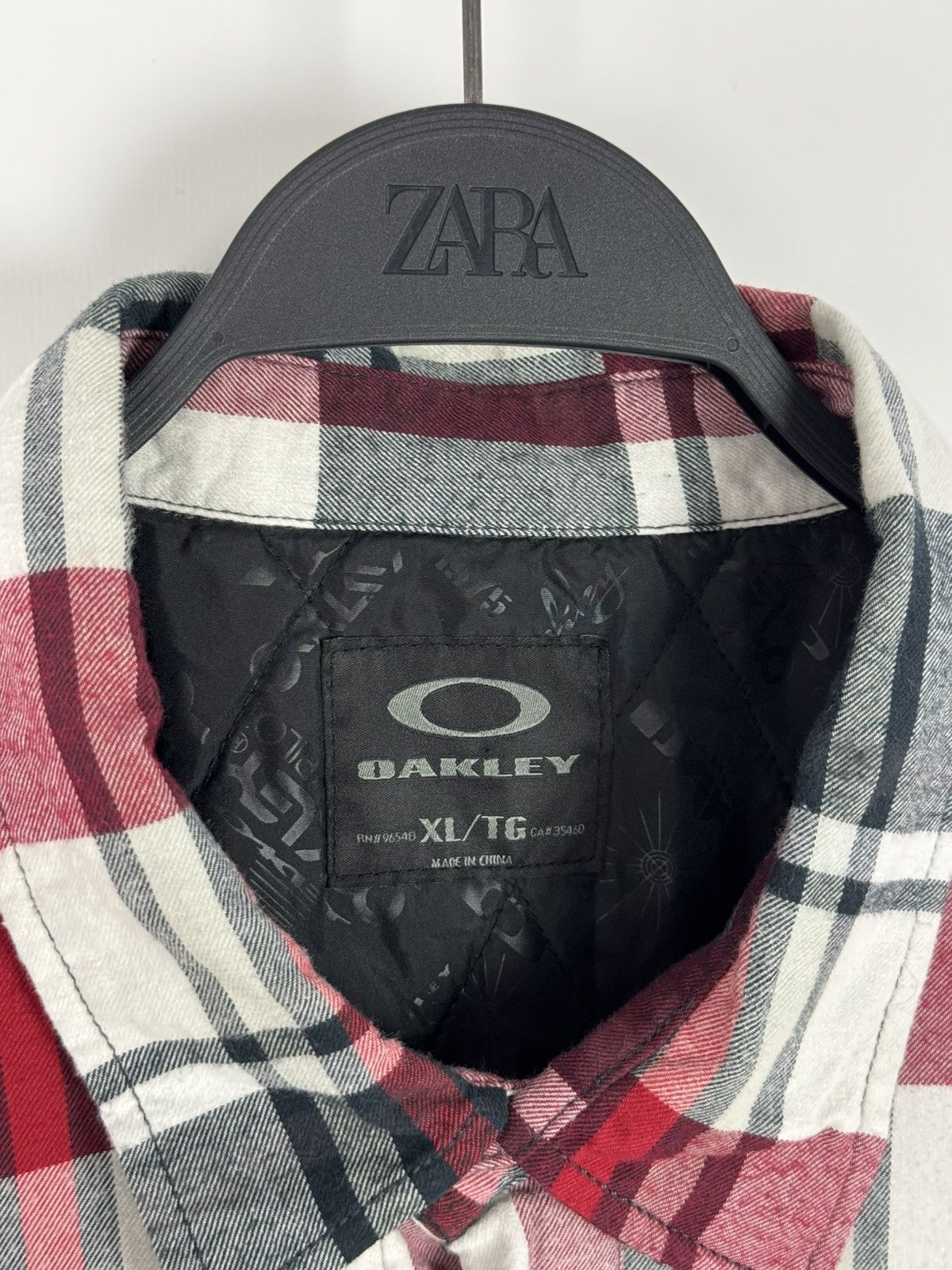 Oakley Oakley Quilted Flannel Overshirt Jacket Size US XL / EU 56 / 4 - 6 Thumbnail
