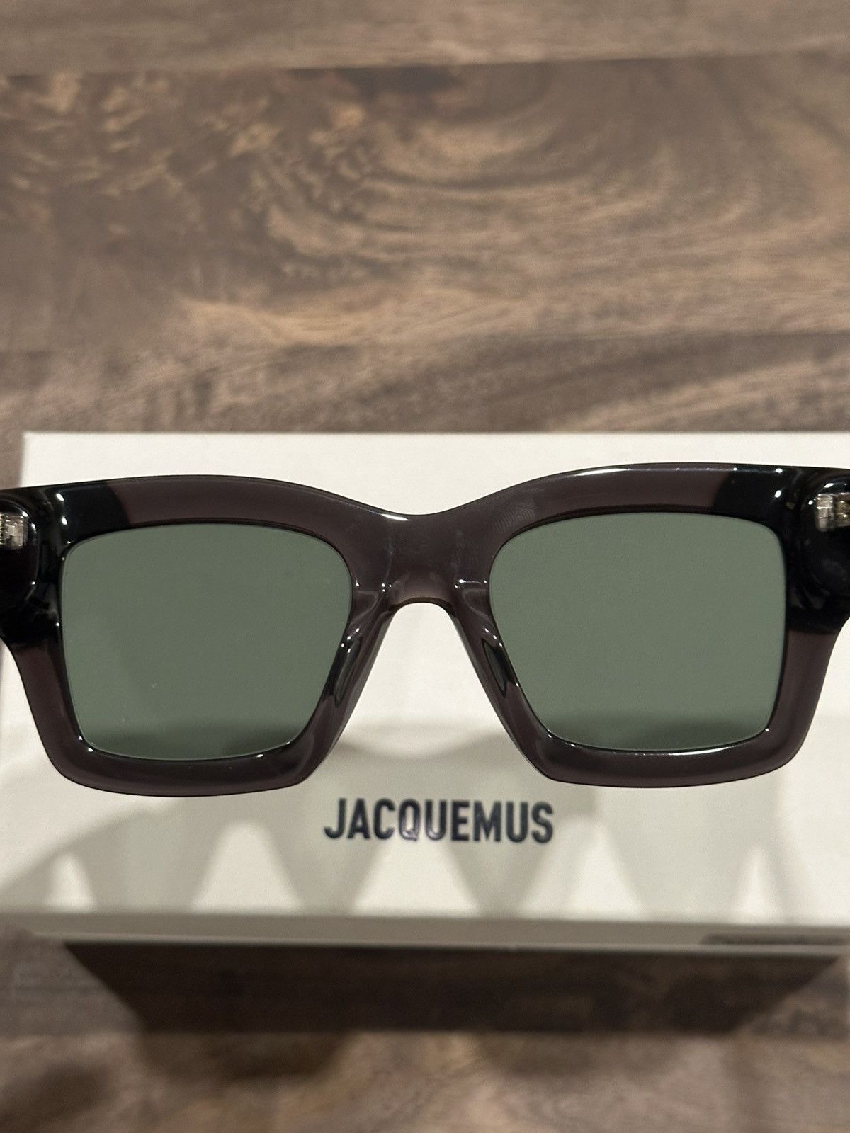 Jacquemus Jacquemus Black Les Lunettes Baci Sunglasses Size ONE SIZE - 2 Thumbnail
