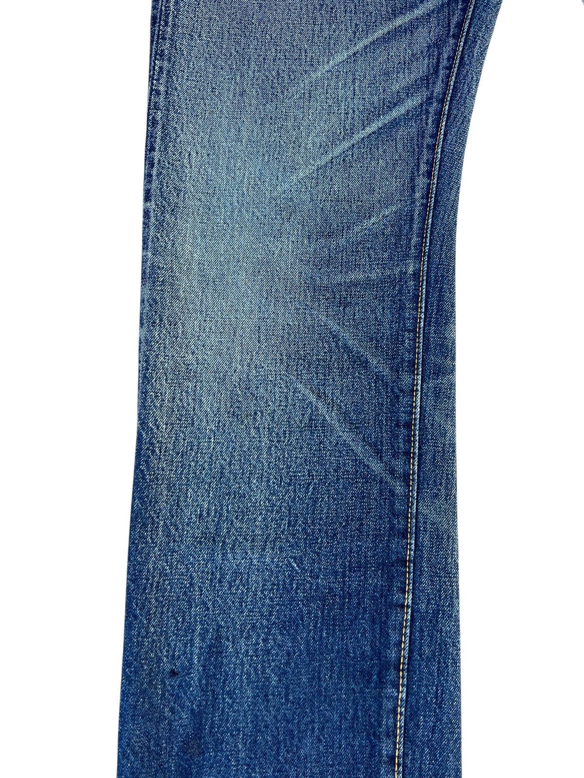 Denime Vintage DENIME Japan Jerky Patch Fade Denim Selvedge Jeans Size US 31 - 9 Thumbnail