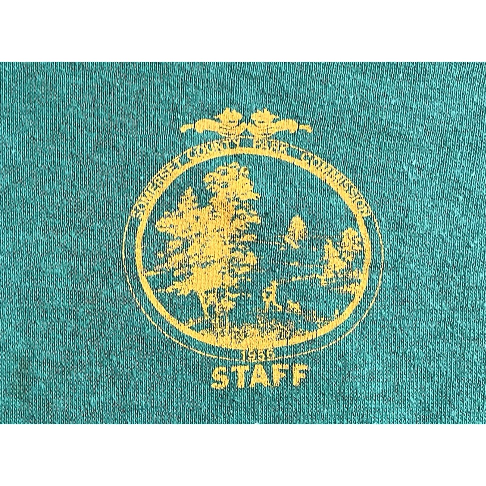 Vintage VINTAGE Somerset County Park Commission Hoodie Men’s L Green 70s Size US L / EU 52-54 / 3 - 3 Thumbnail