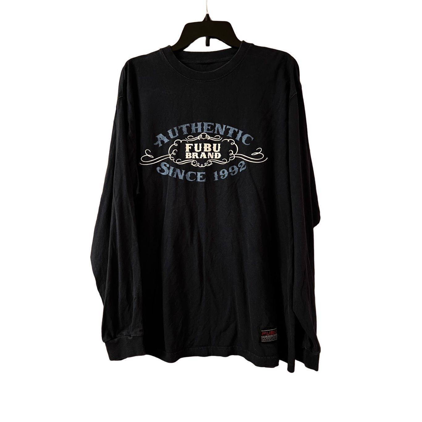 VTG 90s FABU Classic Long Sleeve T-Shirt Jersey Men's X-LARG