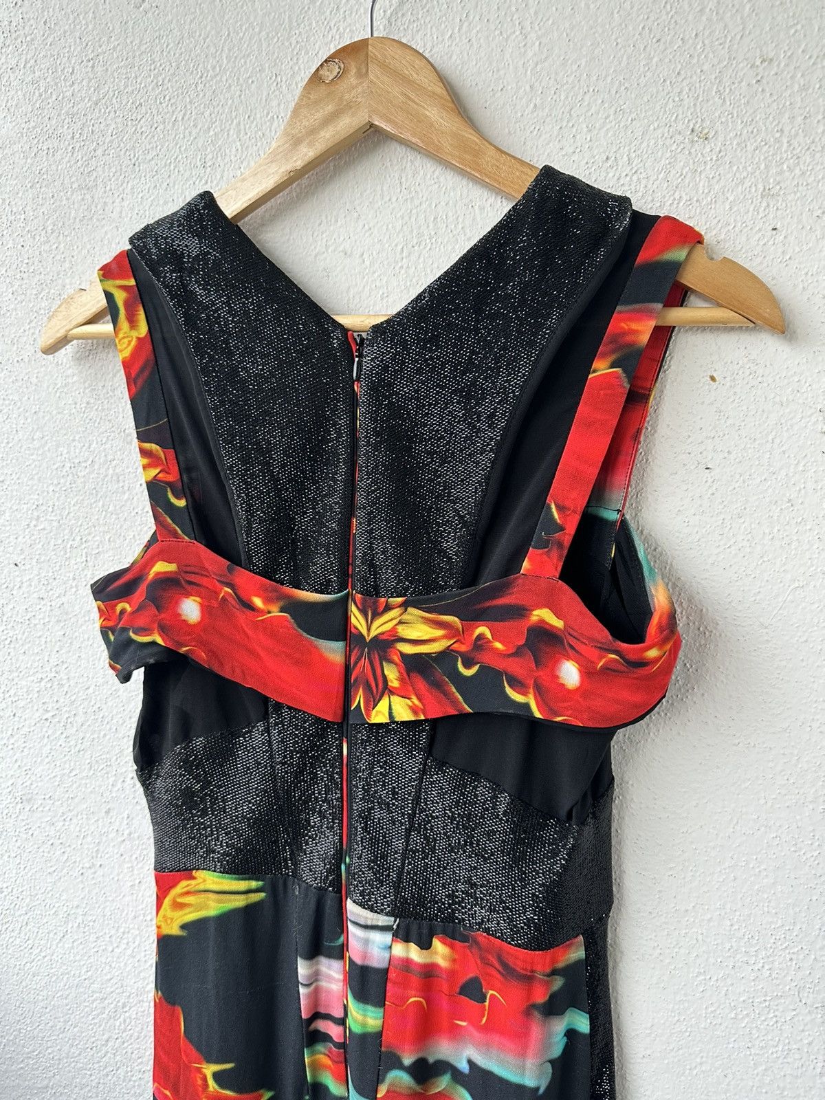 Just Cavalli Just cavali long dress in red printed Size S / US 4 / IT 40 - 8 Thumbnail