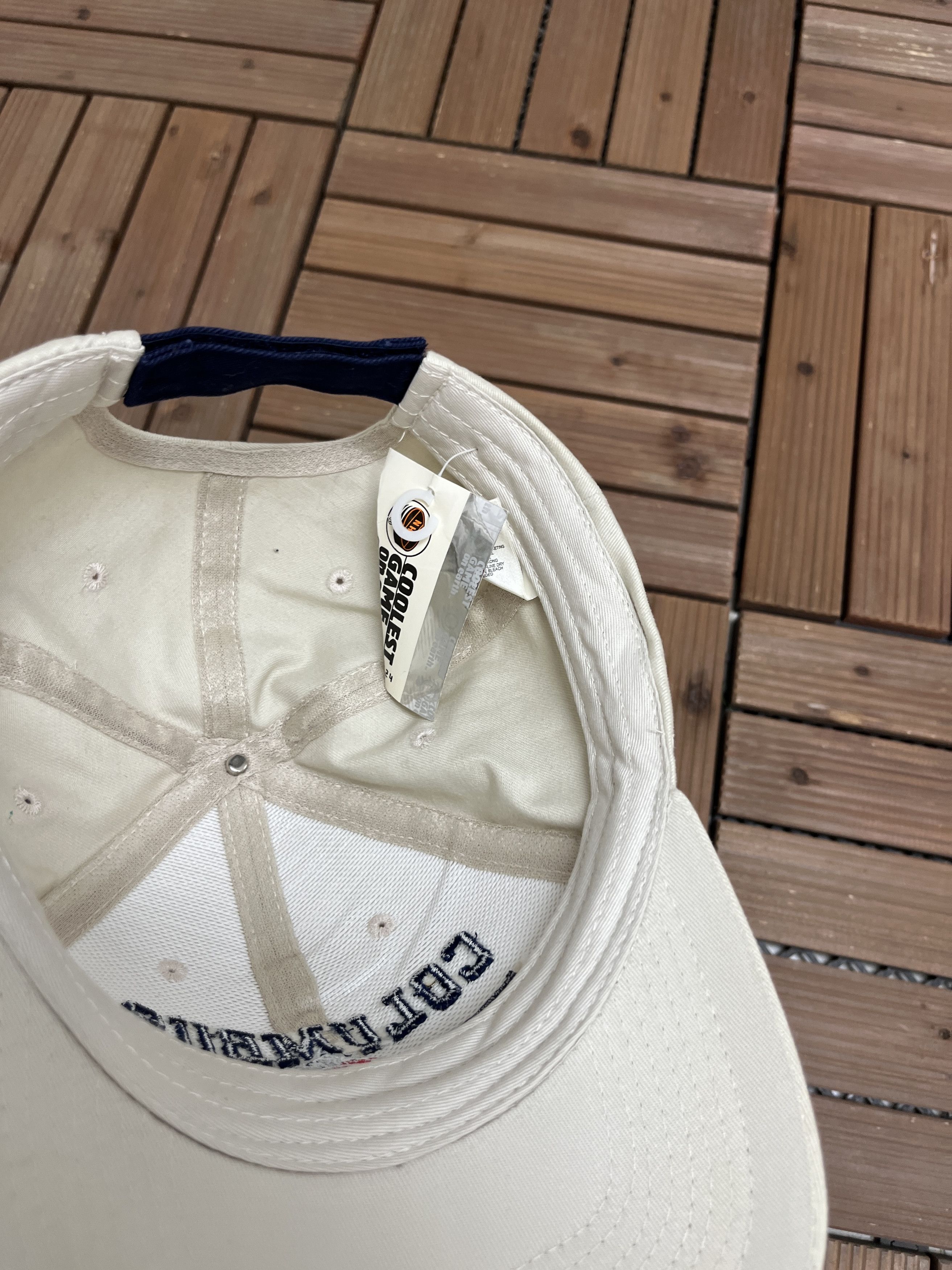 Vintage Columbus Blue Jackets Vintage Beige Hat Cap Size ONE SIZE - 6 Thumbnail
