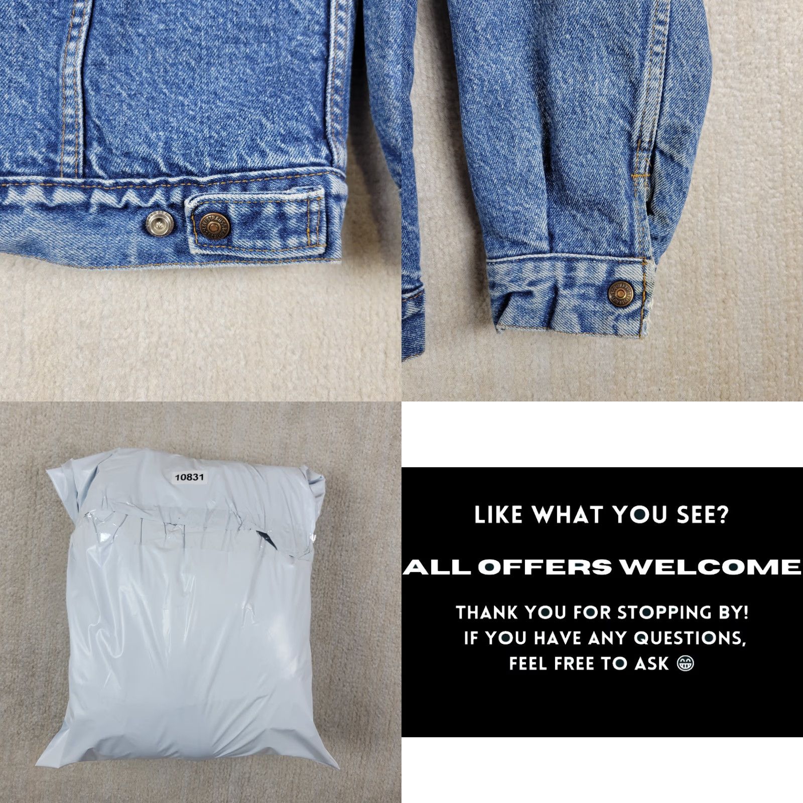 Levi's VINTAGE Levi's Trucker Jacket Mens 44 Blue Denim Jacket 80s 90s USA Size US S / EU 44-46 / 1 - 9 Thumbnail