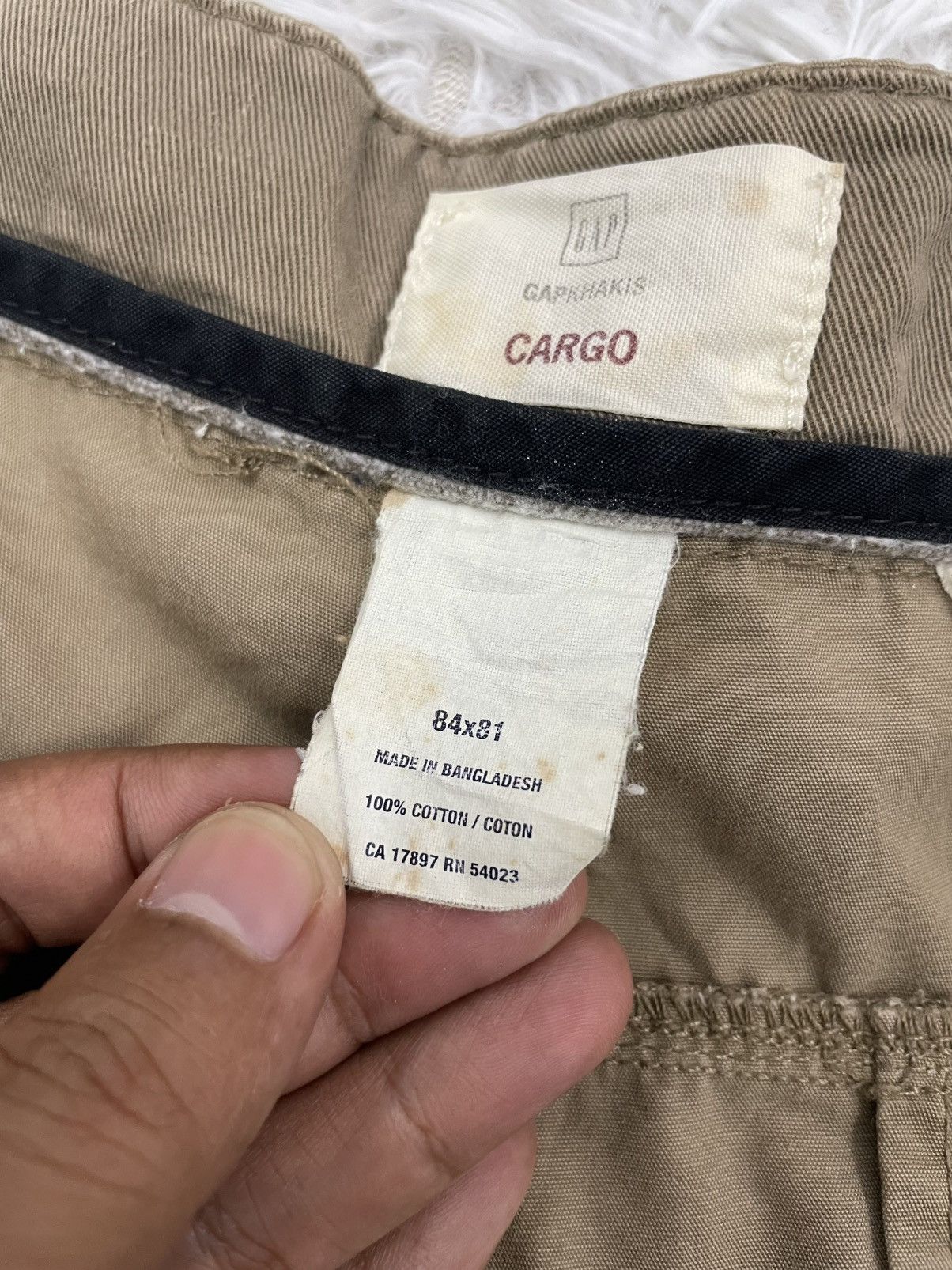 Gap Gap Khakis Cargo Cotton Pant Double Knee Size US 35 - 20 Thumbnail