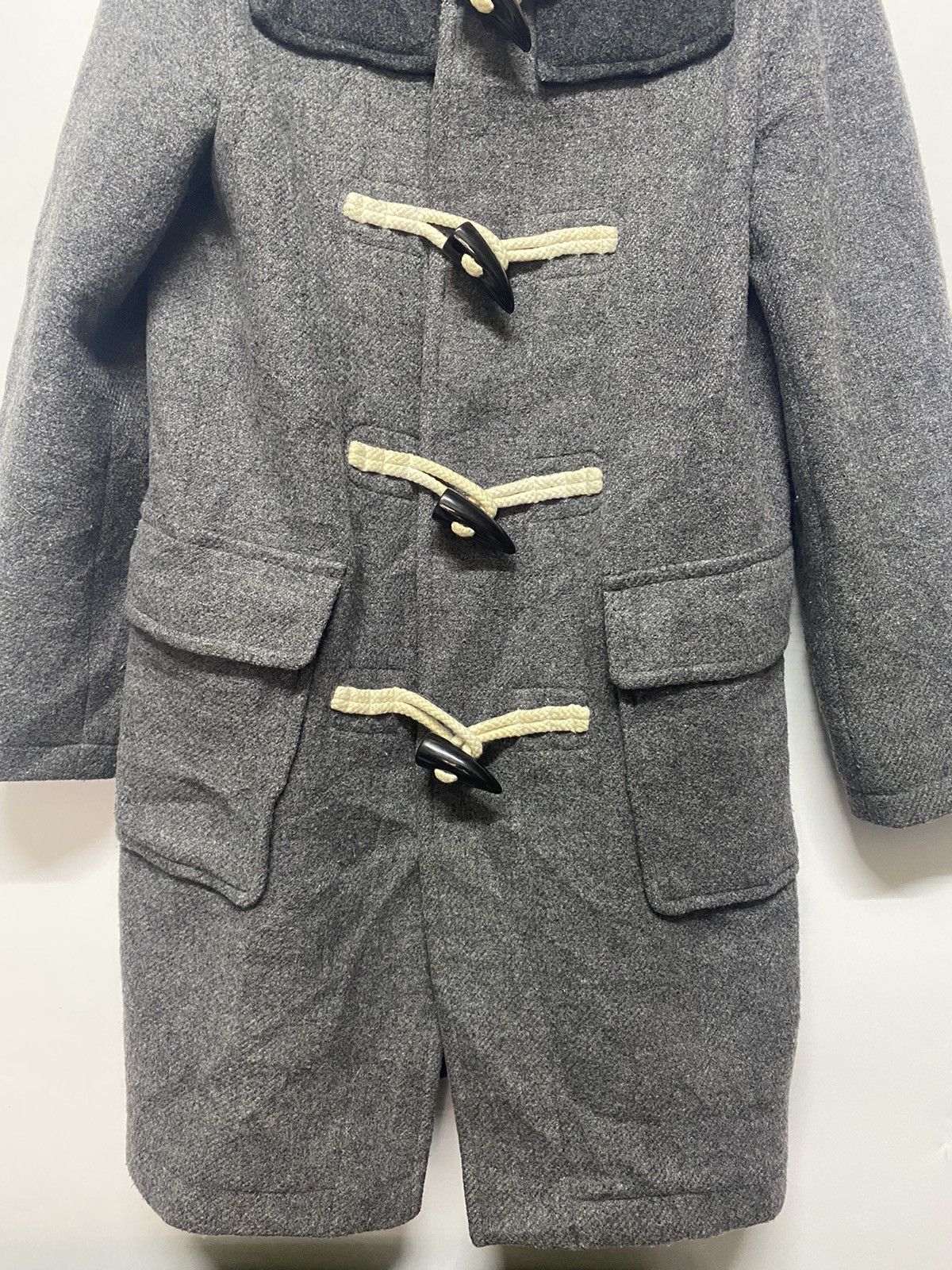 JW Anderson × Japanese Brand × Uniqlo Uniqlo x JW Anderson Wool Duffle Coat Hoodie Jacket Size S / US 4 / IT 40 - 6 Thumbnail