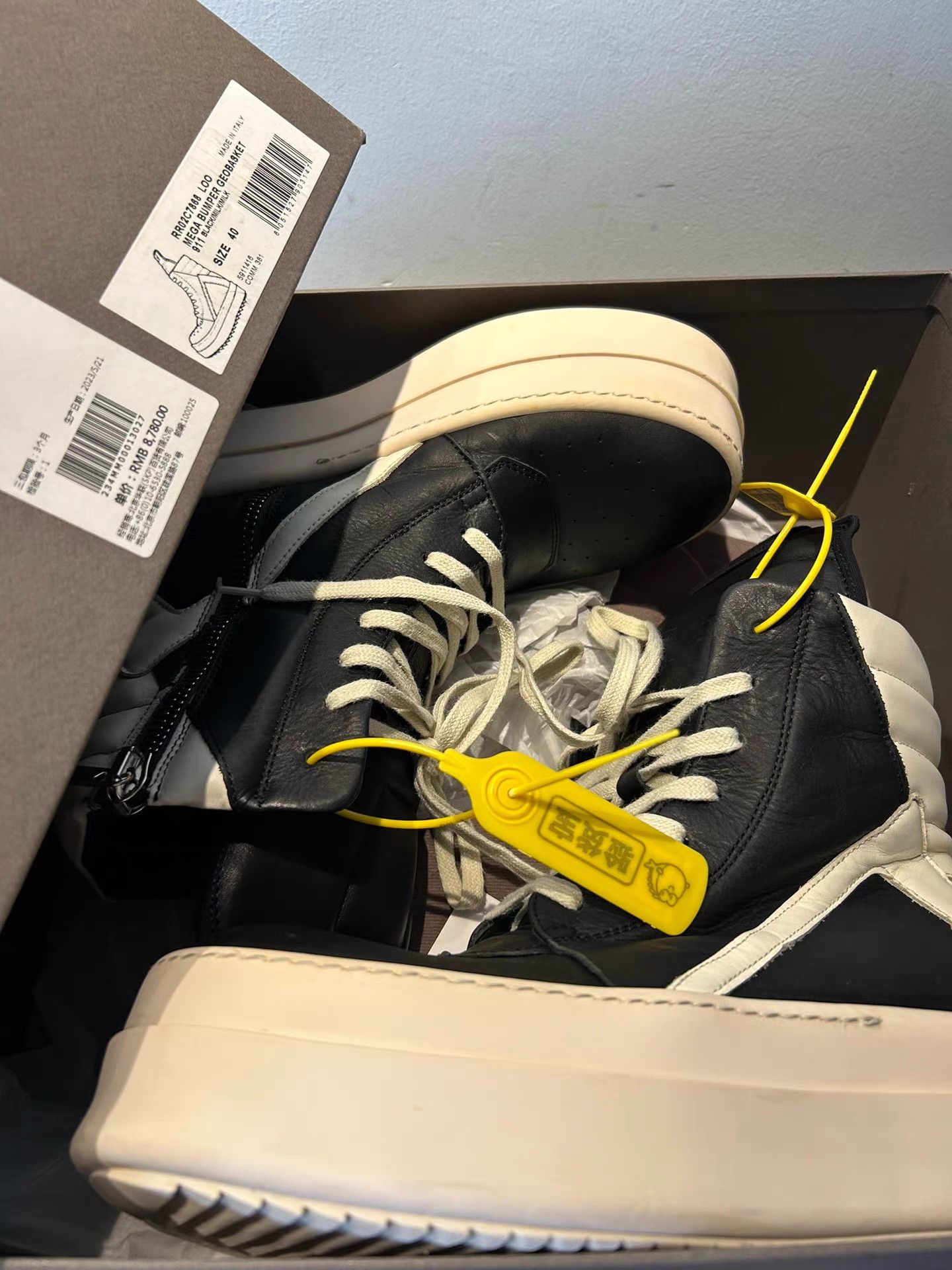 Rick Owens Rick Owens mainline thick-soled inverted triangle Size US 7 / EU 40 - 5 Thumbnail
