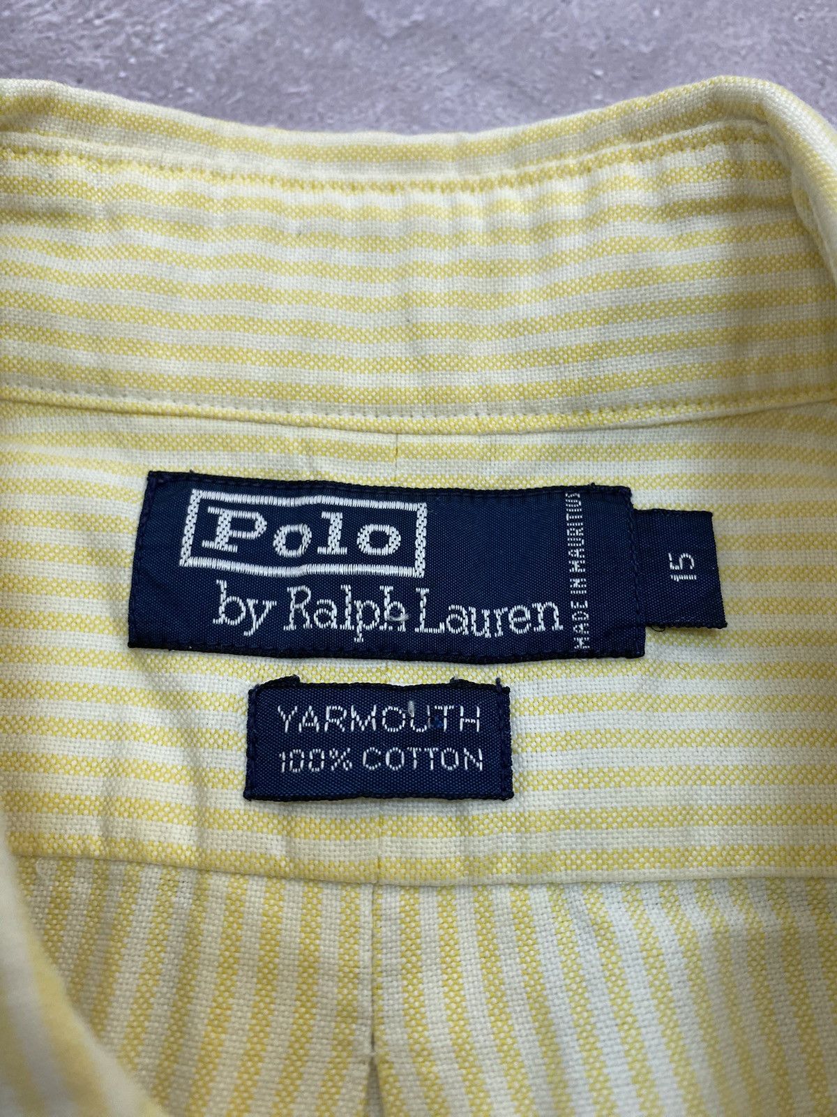 Vintage Polo Ralph Lauren Tennis Shirt Striped Short Sleeve Pony Size US M / EU 48-50 / 2 - 7 Thumbnail