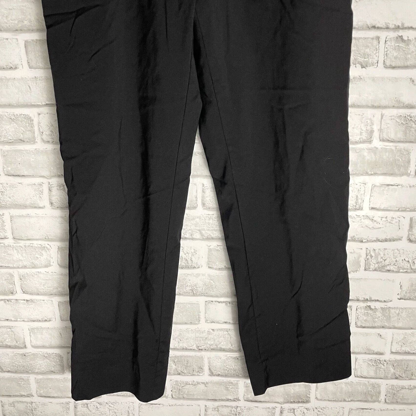 Vintage HUGO BOSS Black Dress Pants 100% Wool Mens Size 35R X 31 Size US 35 - 3 Thumbnail