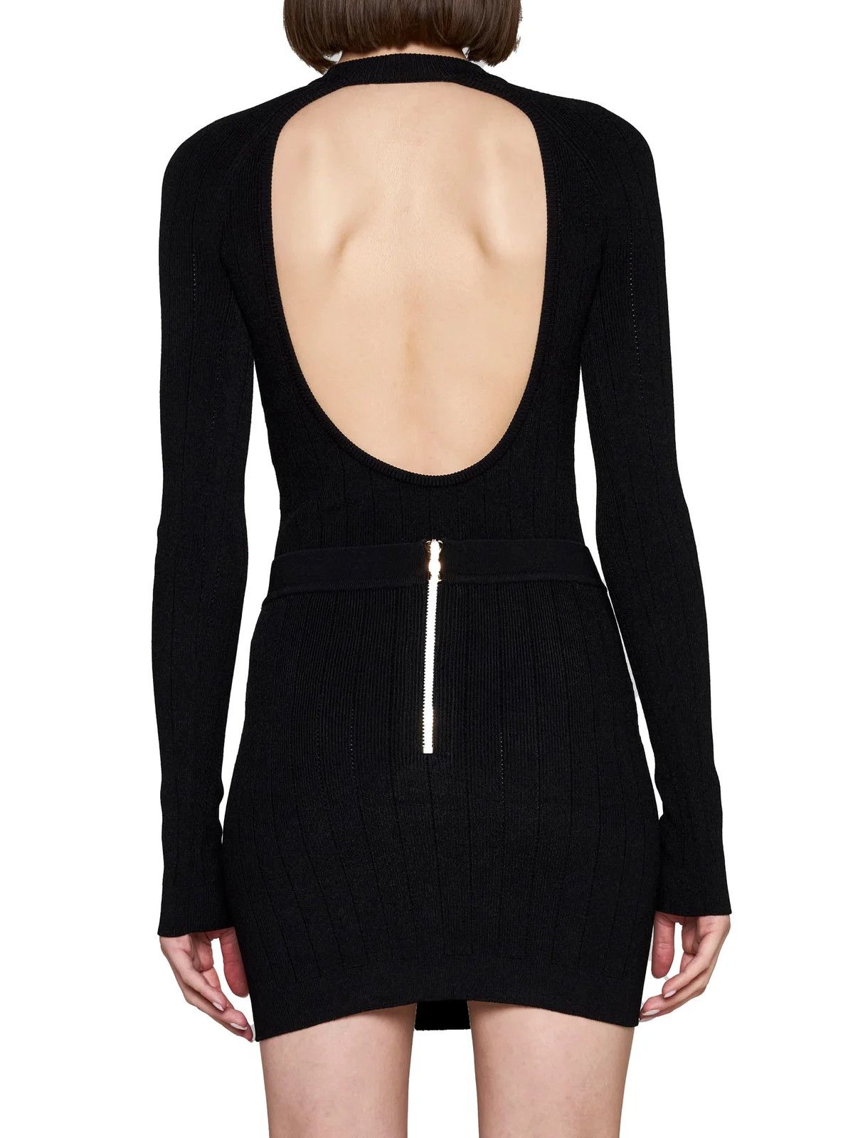 Balmain o1w1db10624 Bodysuit in Black Size S / US 4 / IT 40 - 5 Thumbnail