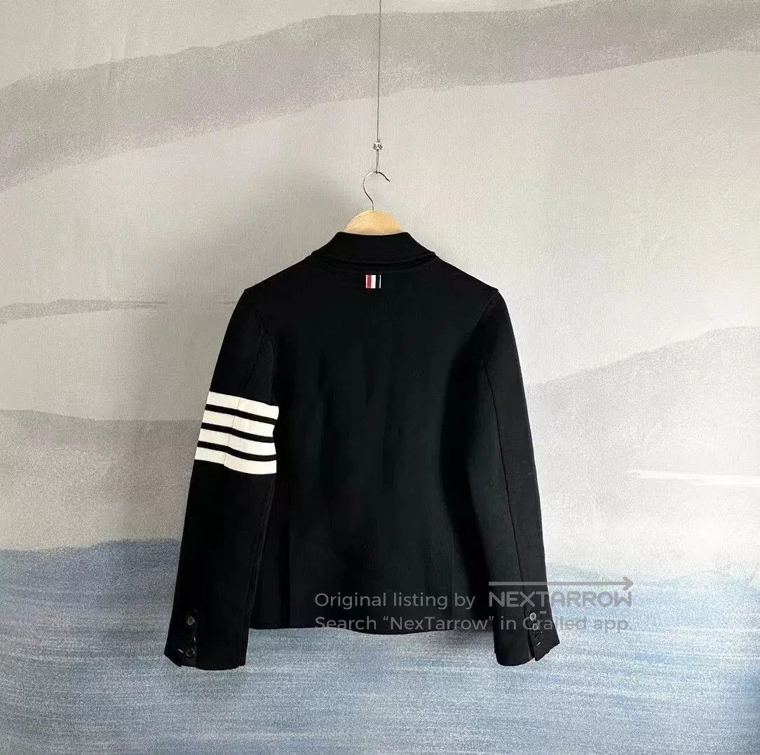 Thom Browne thom browne black wool double-breasted jacket. Size US M / EU 48-50 / 2 - 3 Thumbnail