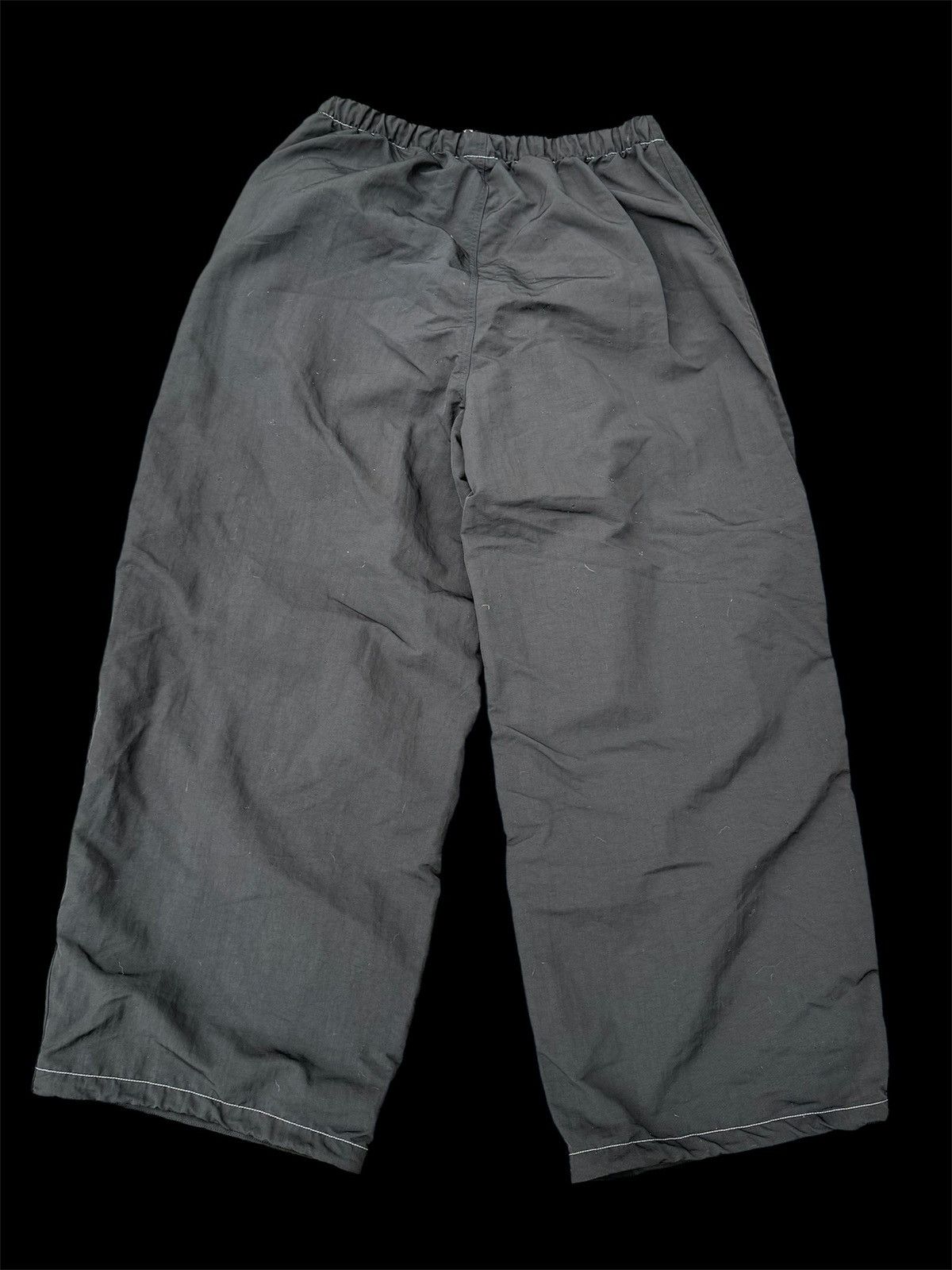 Adidas Adidas black on black striped baggy track pants Size US 30 / EU 46 - 4 Thumbnail