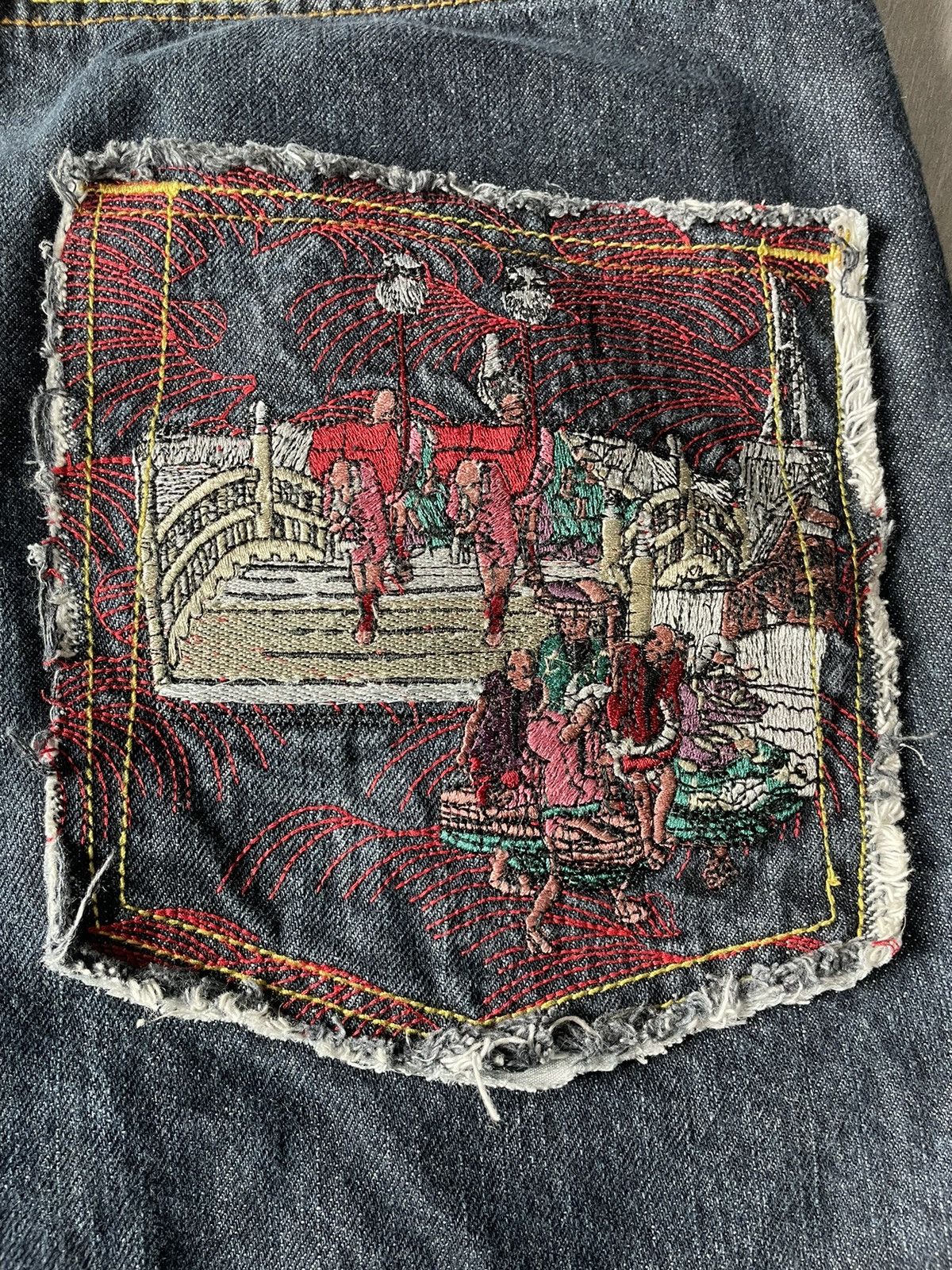 Red Monkey Red Monkey Company RMC Vintage Y2K Martin Ksohoh Jorts 36 Size US 36 / EU 52 - 4 Thumbnail