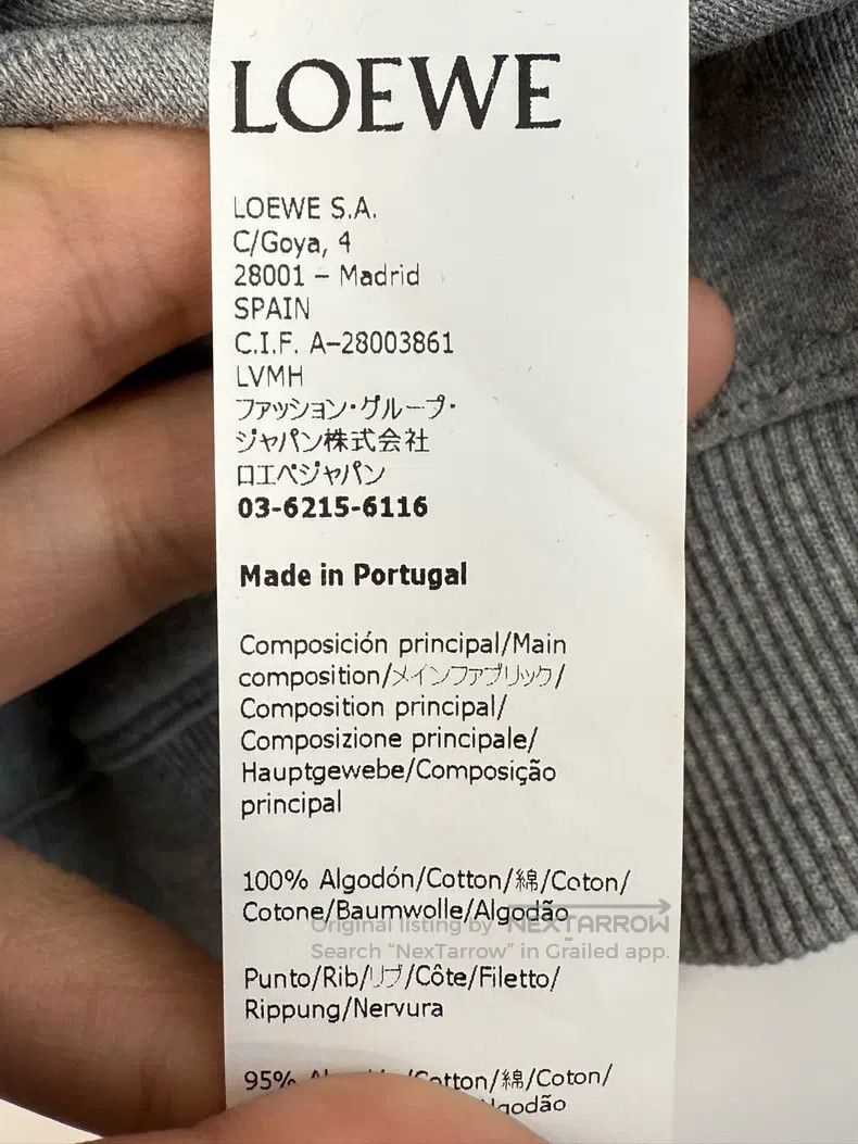 Loewe Loewe Embroidered logo reverse-wear sweatshirt Size M / US 6-8 / IT 42-44 - 4 Thumbnail