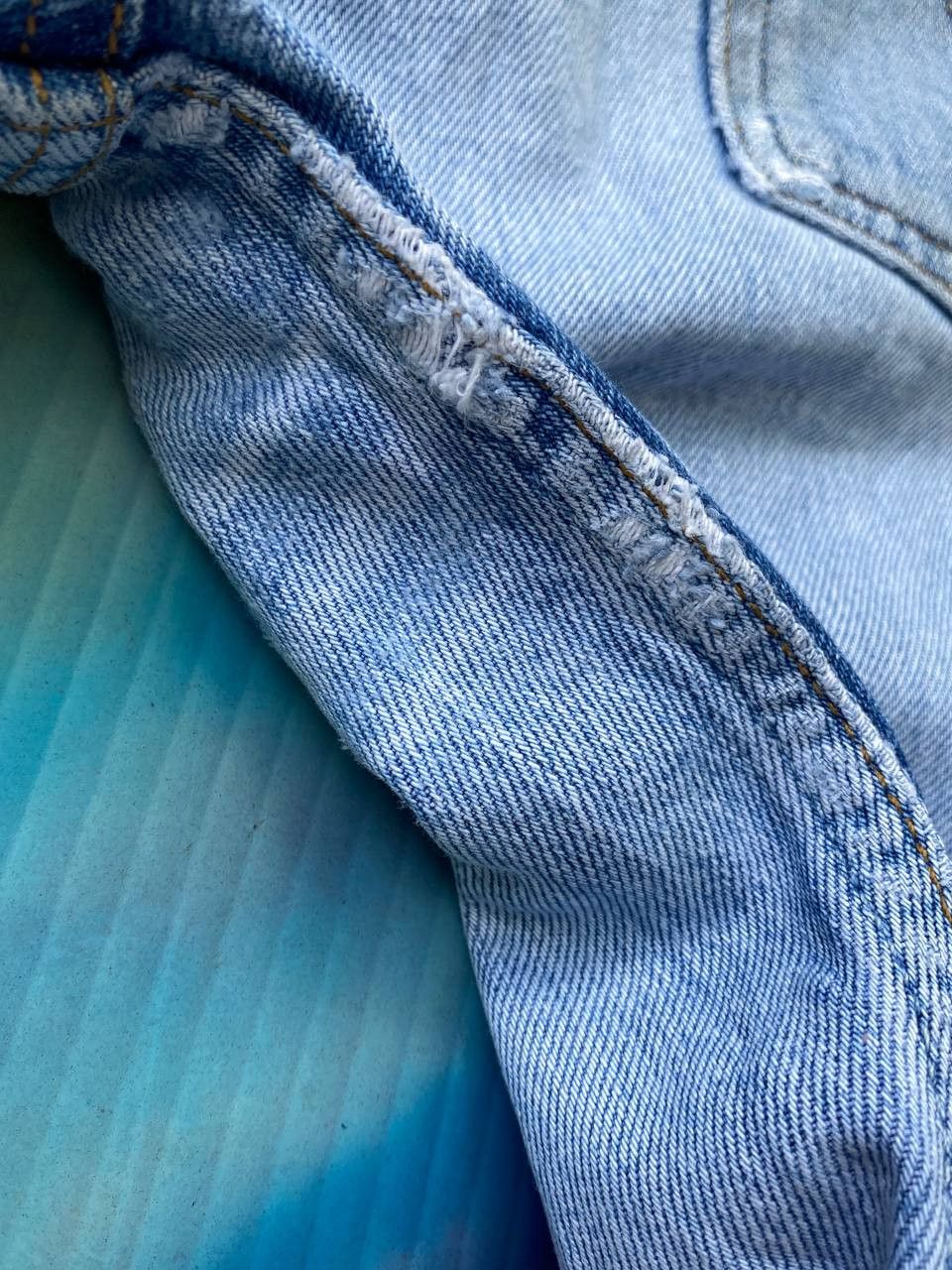 Levi's × Levi's Vintage Clothing × Vintage Rare Vintage Levis Lace Up Jeans Size US 29 - 14 Thumbnail