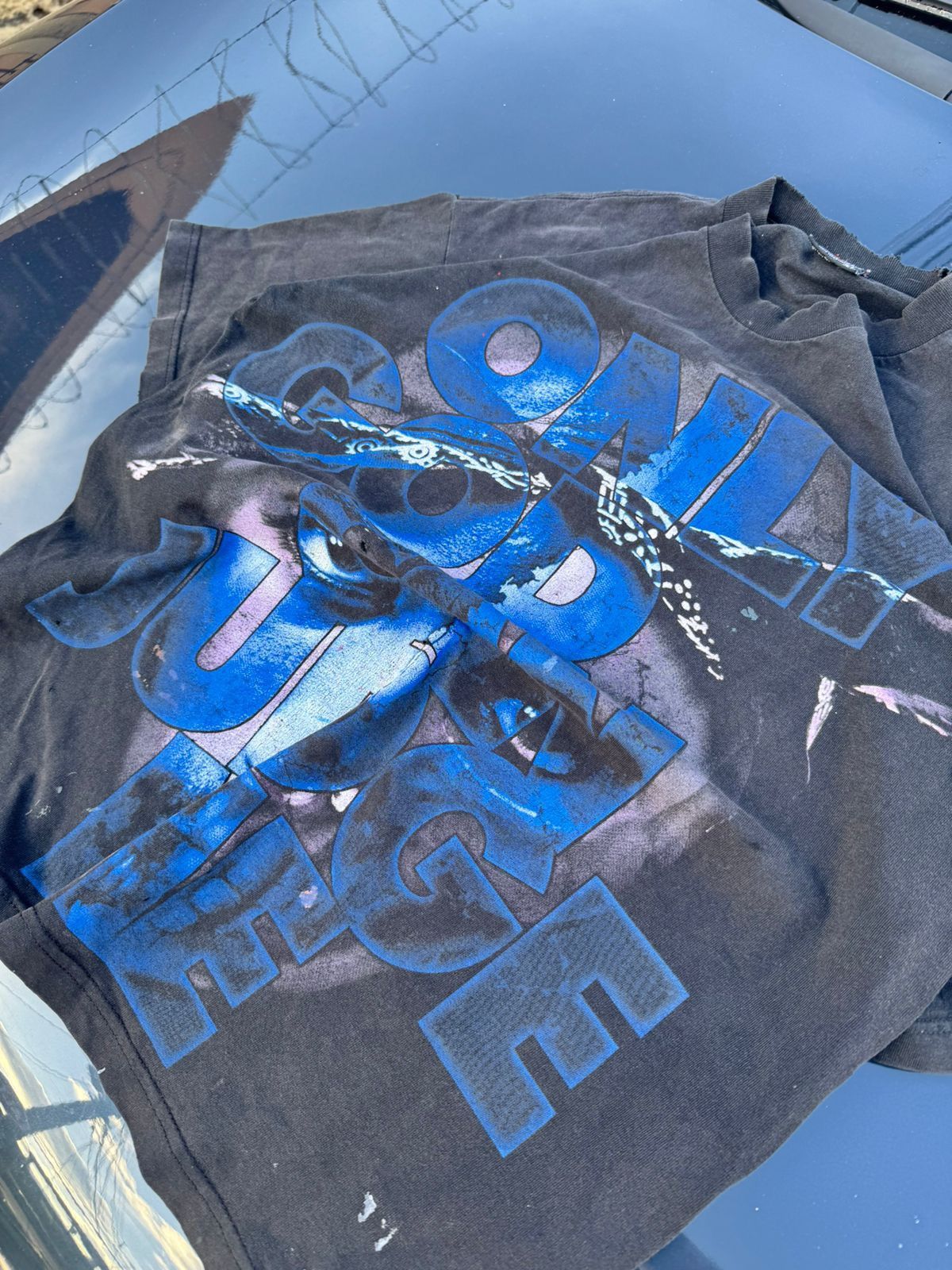 Rap Tees × Vintage Vintage Tupac Shakur 2Pac faded & distressed rare tee Size US L / EU 52-54 / 3 - 4 Thumbnail