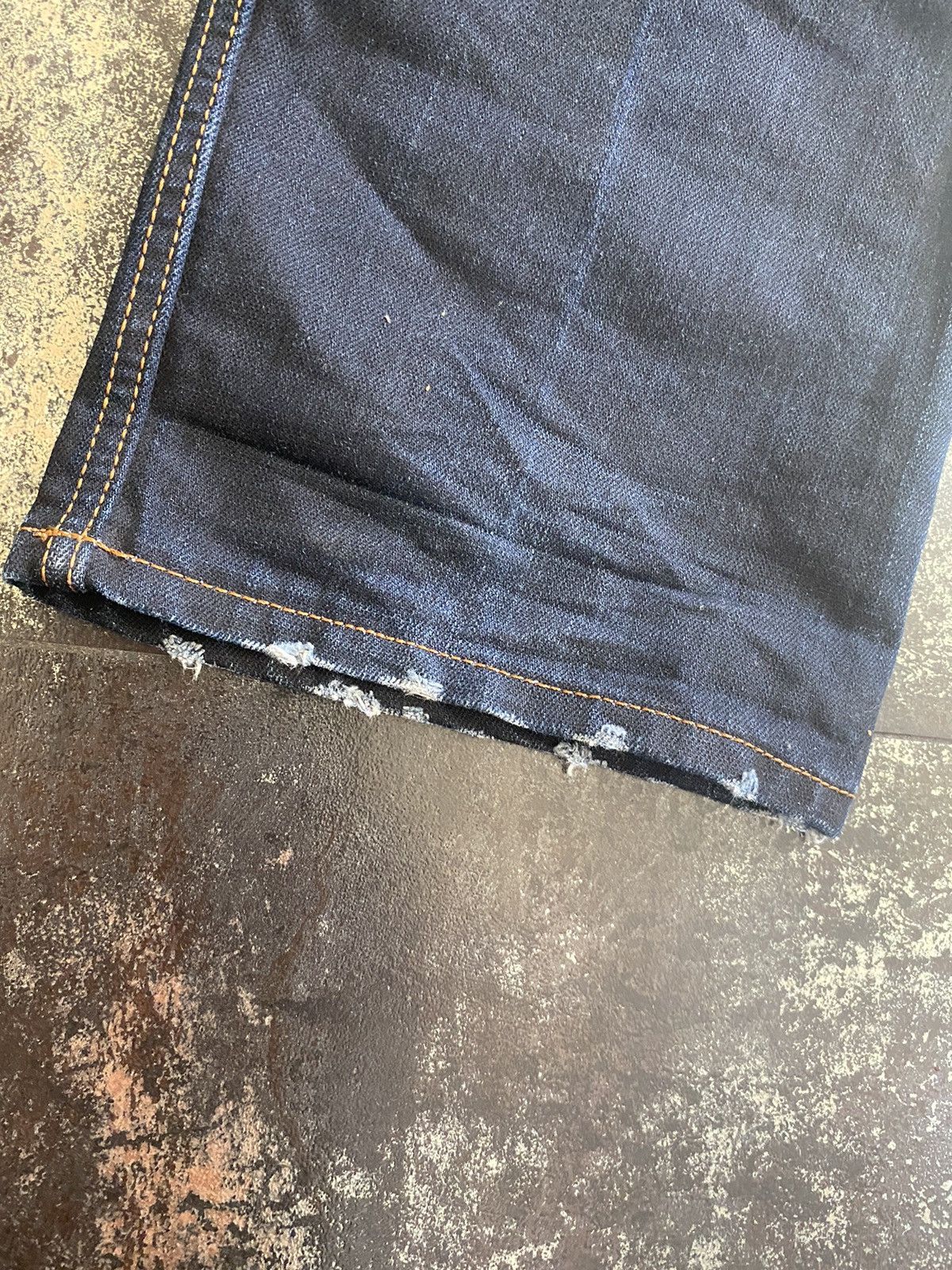 Hysteric Glamour Dirty pants Faded Crash denim thrashed y2k distressed jeans Size US 36 / EU 52 - 8 Thumbnail