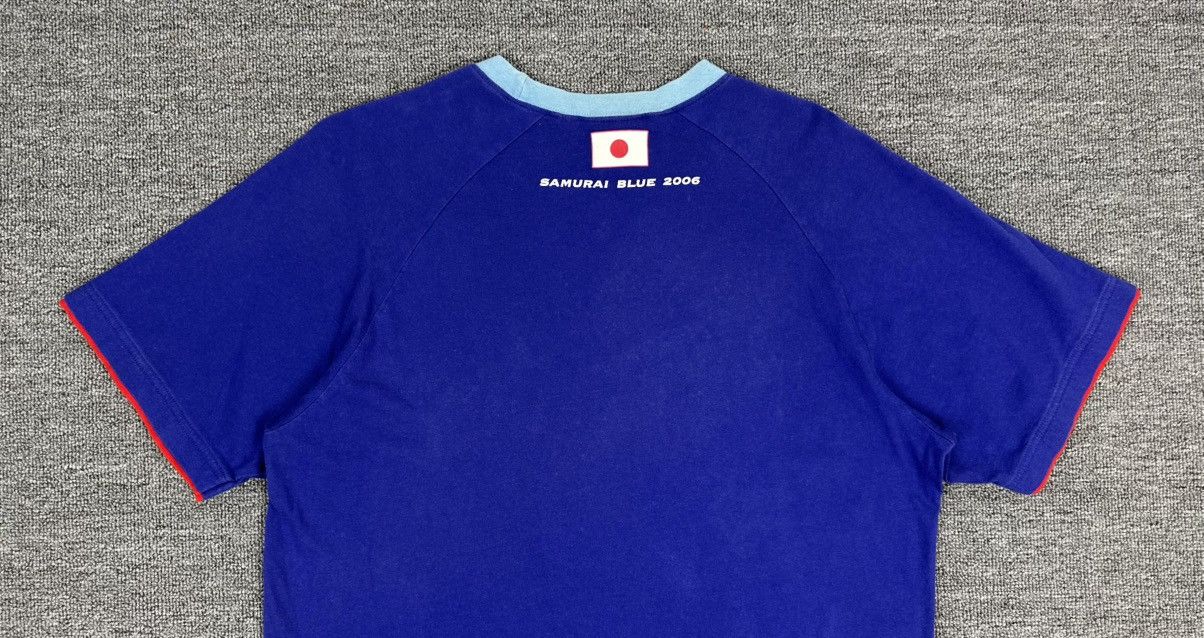 Adidas Rare🔥Vintage Y2K Samurai Blue JFA Shirt Big Logo Spell Out Size US M / EU 48-50 / 2 - 6 Thumbnail