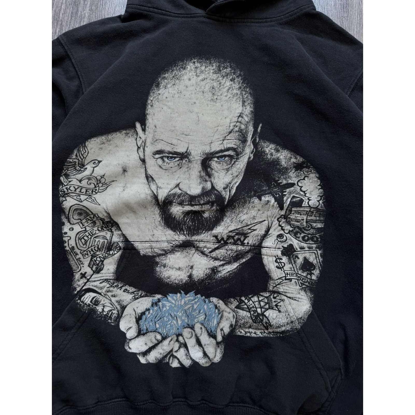 Band Tees × Vintage Y2K Vintage Breaking Bad Walter White Criminal Hoodie Size US S / EU 44-46 / 1 - 3 Thumbnail