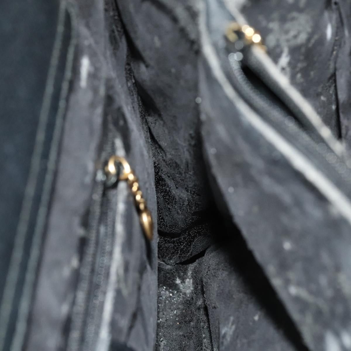Gucci GUCCI Bamboo Hand Bag Leather Black Gold 002 1095 002 1095 Size ONE SIZE - 16 Thumbnail