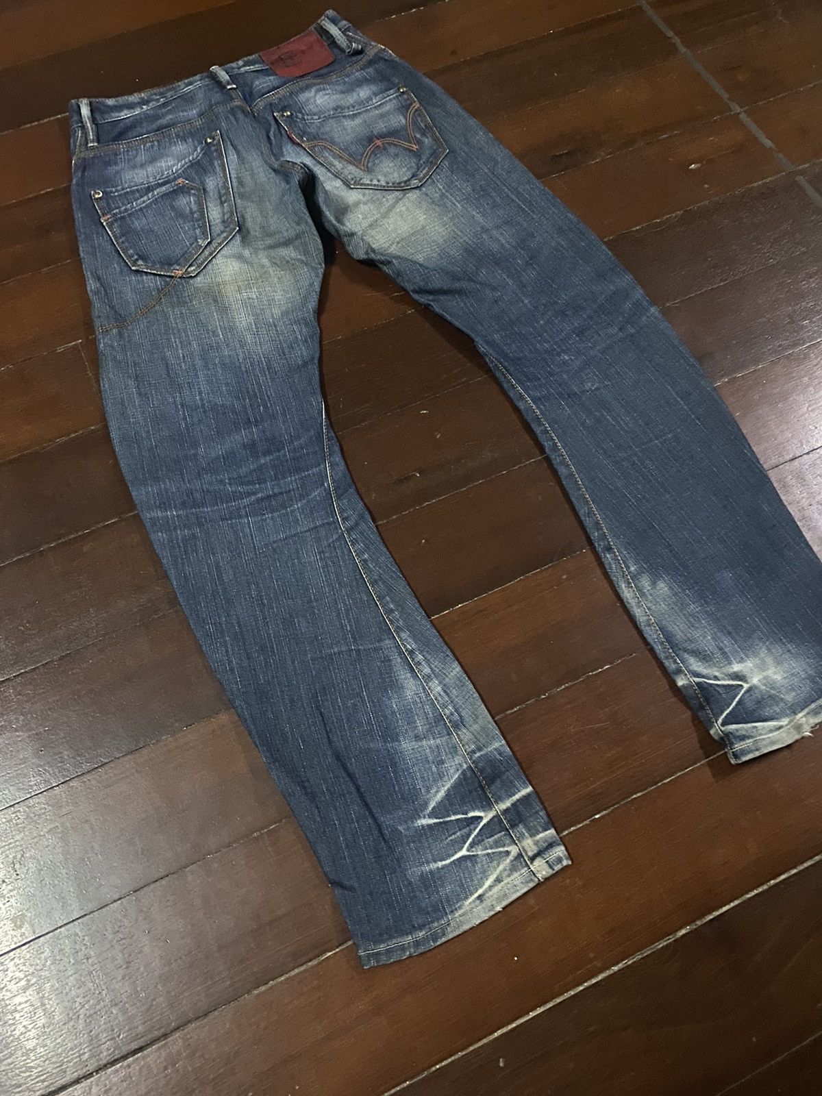 Edwin × Japanese Brand FIRE 🔥 EDWIN E-FUNCTION CURVE FLARE JEANS Size US 32 / EU 48 - 13 Thumbnail