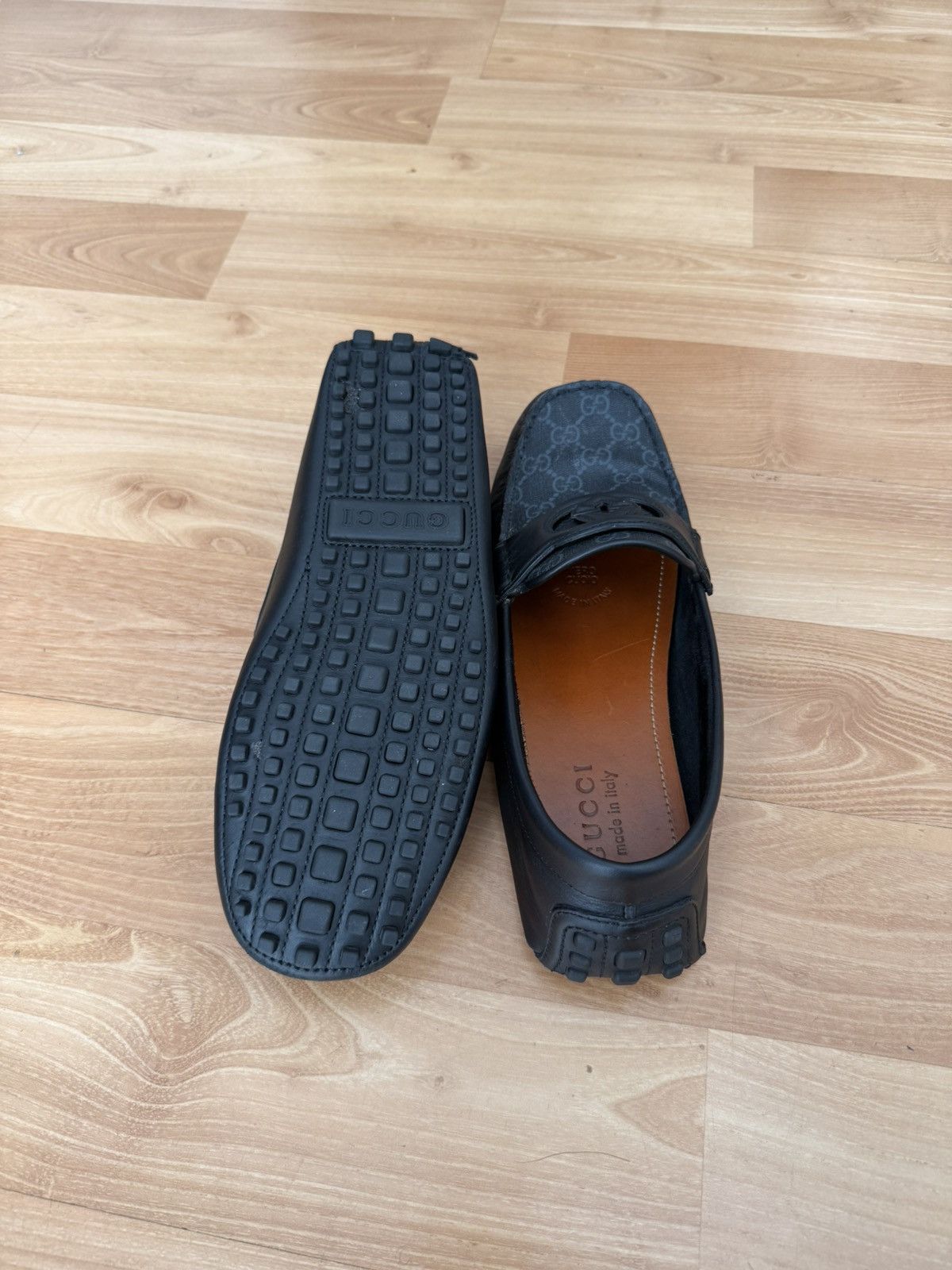 Gucci Mens Gucci interlocking G driver loafers Size US 9 / EU 42 - 11 Thumbnail