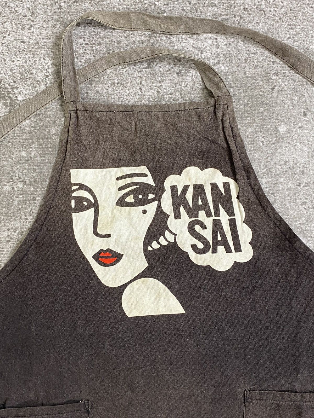 Kansai Yamamoto Vintage Kansai Yamamoto Faded Black Apron Size ONE SIZE - 2 Thumbnail