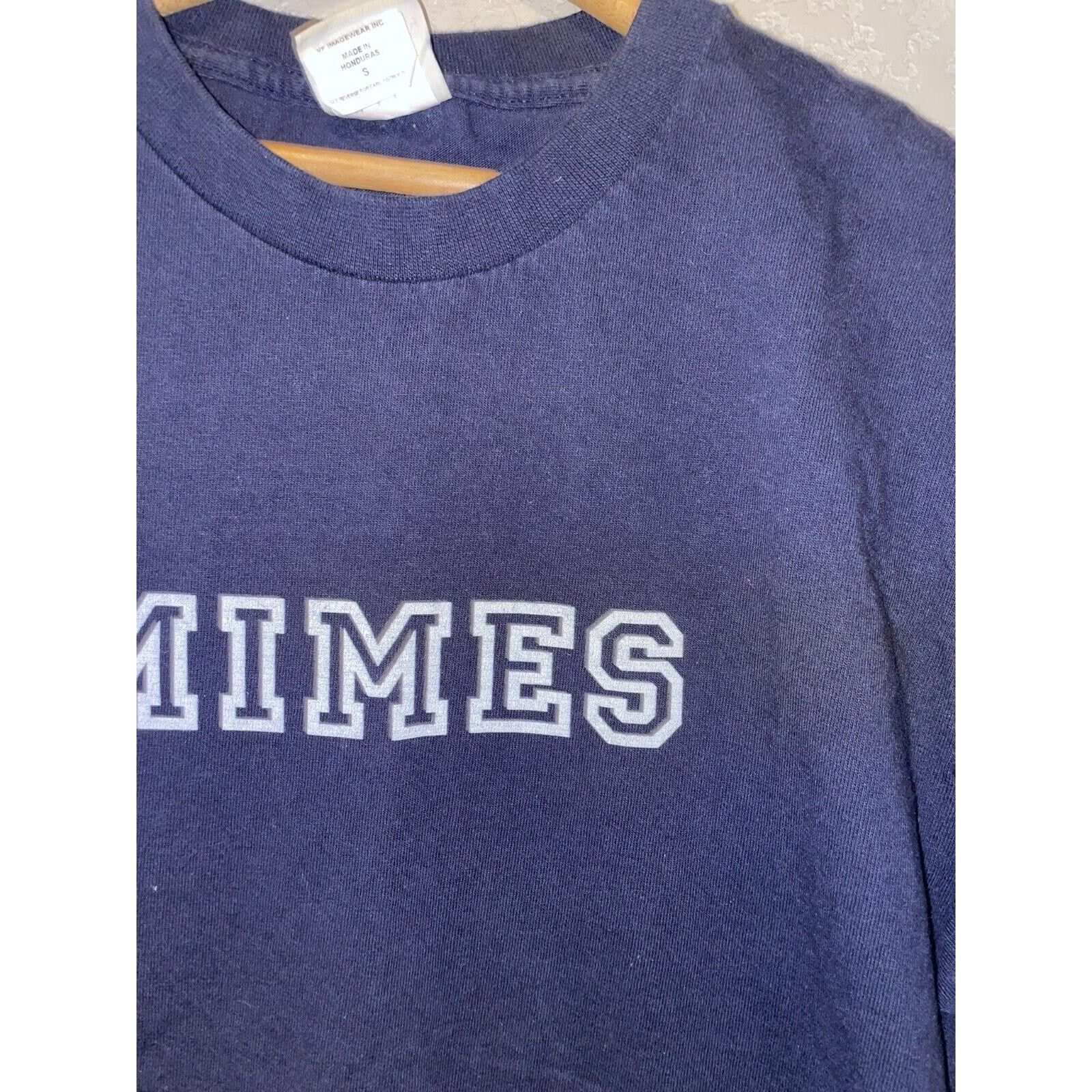 Lee Vintage Mime Shirt Mimes Blue Tee VTG 1990s Lee Tag 90s S Size US S / EU 44-46 / 1 - 3 Thumbnail