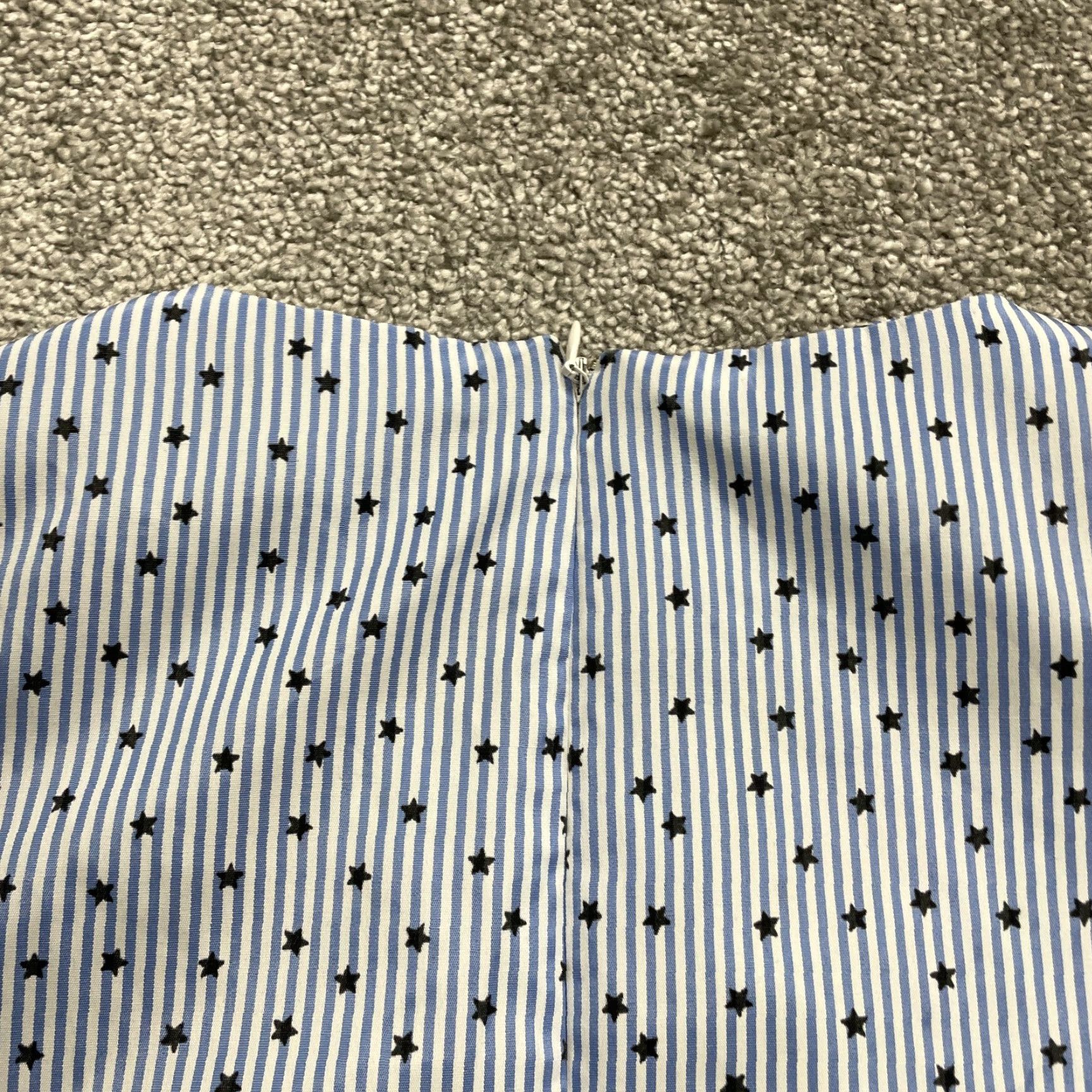 AQUA Aqua Blouse Womens XS Blue White Striped Sleeveless Top Size XS / US 0-2 / IT 36-38 - 3 Thumbnail