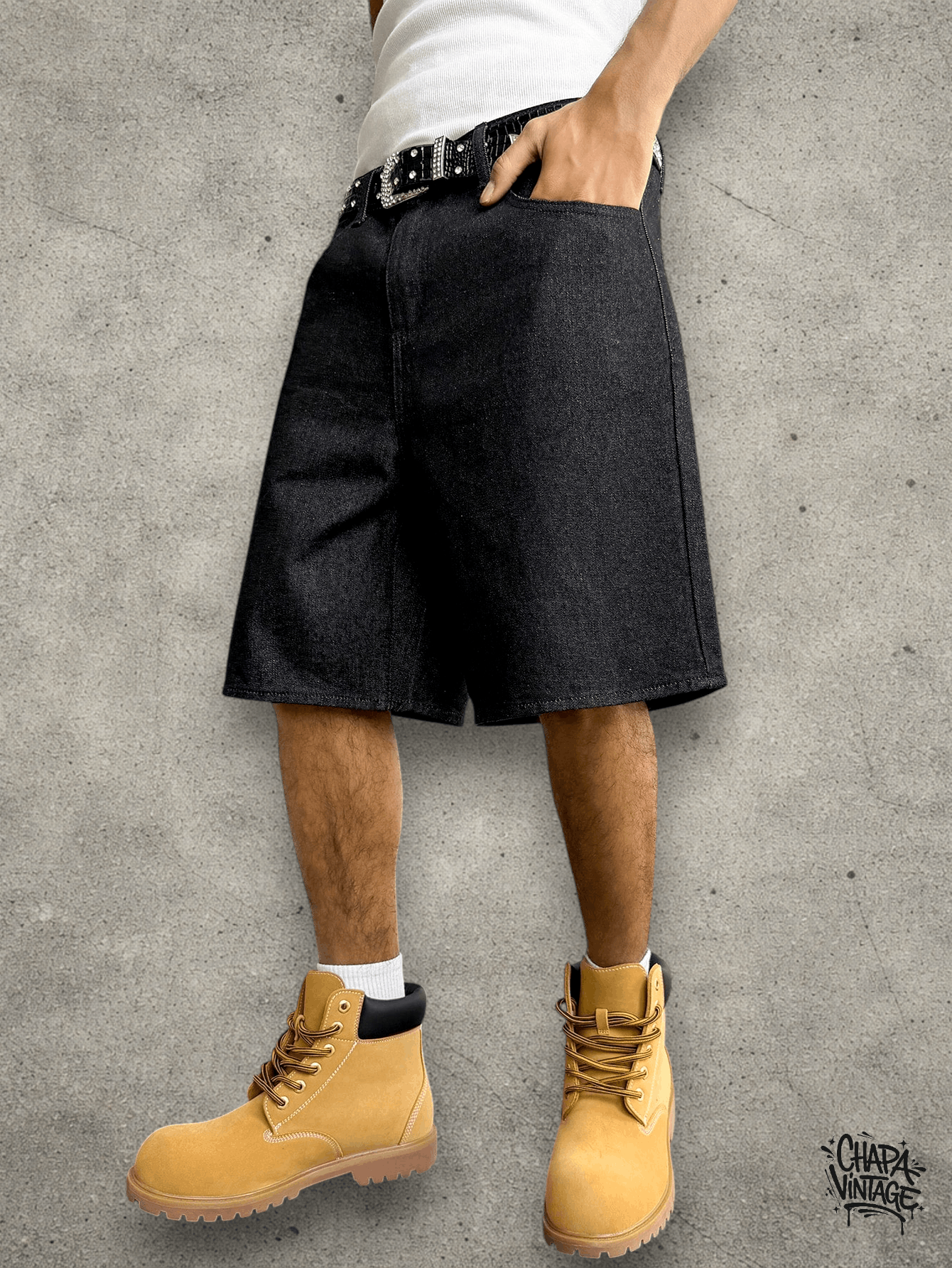 Jean Denim Street Shorts Size US 32 / EU 48 - 3 Thumbnail