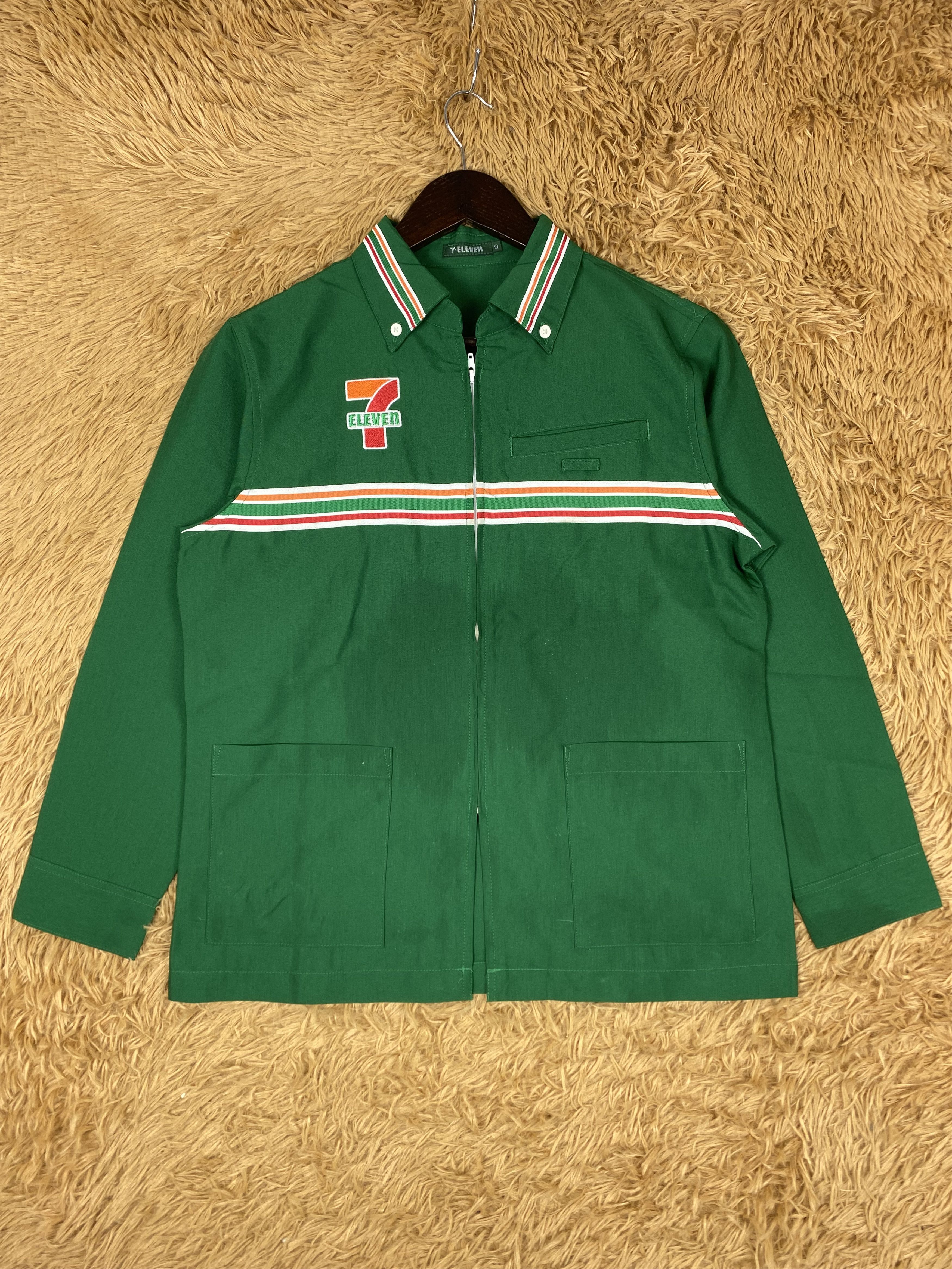 Japanese Brand Vintage 7 Eleven Zip Up Jacket DJ0933 Size US S / EU 44-46 / 1 - 1 Thumbnail