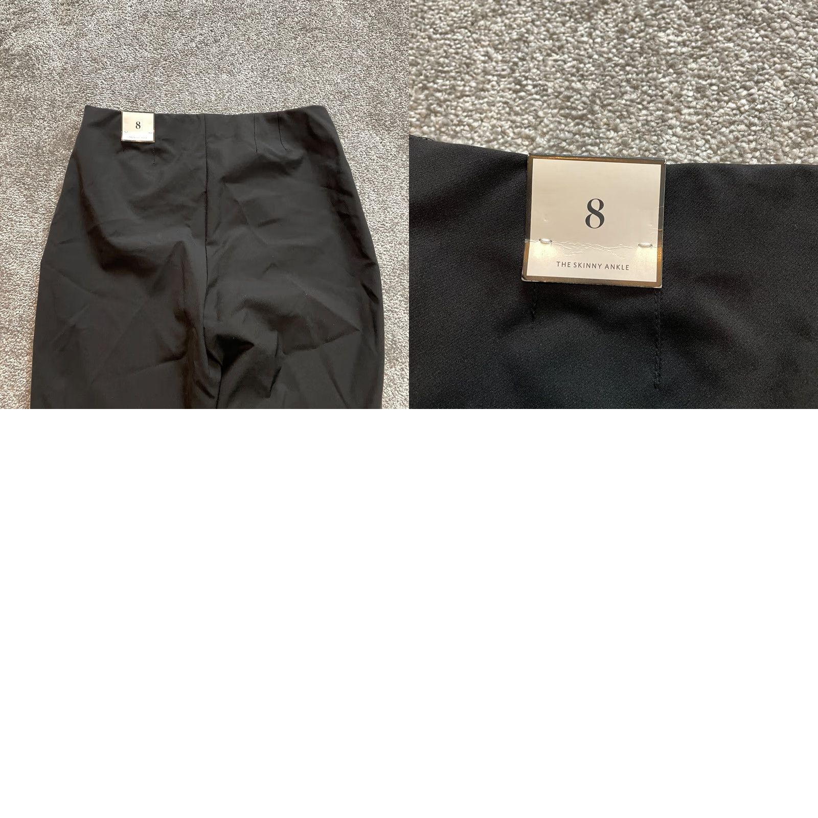 White House Black Market White House Black Market The Skinny Ankle Pants Womens 8 Black Casual Flex 30x28 Size 30" / US 8 / IT 44 - 10 Thumbnail