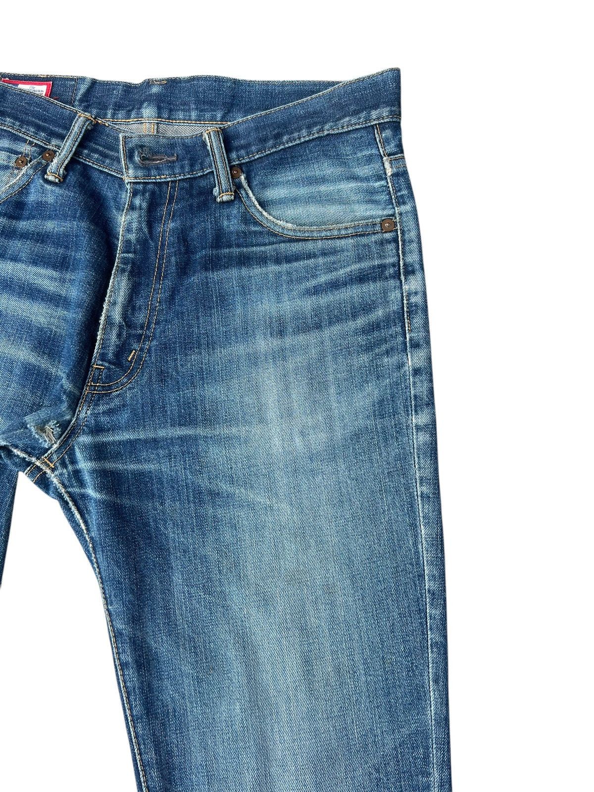 Burgus Plus Dirty Mud Denim Distress Burgus Plus Japan Bootcut Jeans Size US 32 / EU 48 - 12 Thumbnail