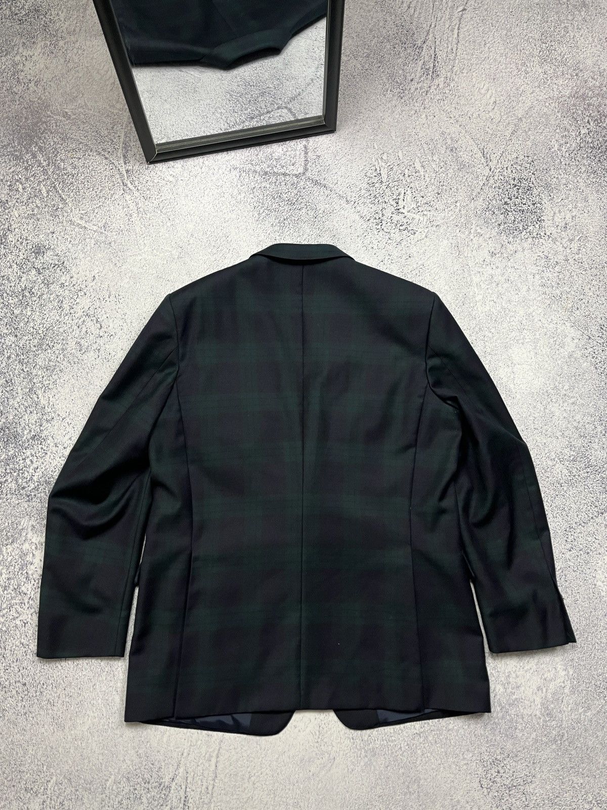 Burberry × Vintage Vintage Burberrys 90’s Wool Blazer Plaid Jacket Nova Check Size US L / EU 52-54 / 3 - 16 Thumbnail