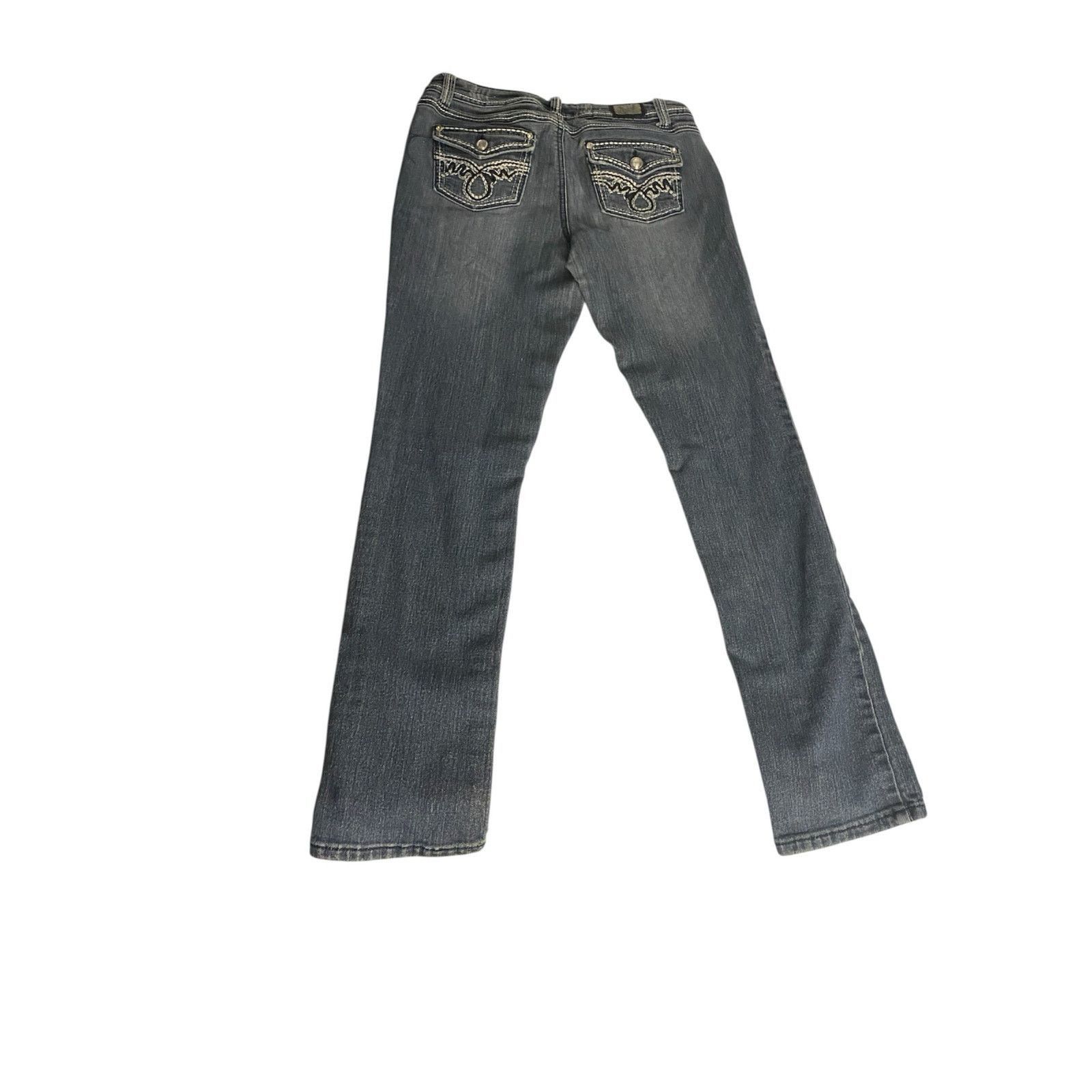 Earl Jeans Vintage Y2K Distressed Bootcut Jeans Dark Wash Earl Jean 6 Size 28" / US 6 / IT 42 - 5 Thumbnail