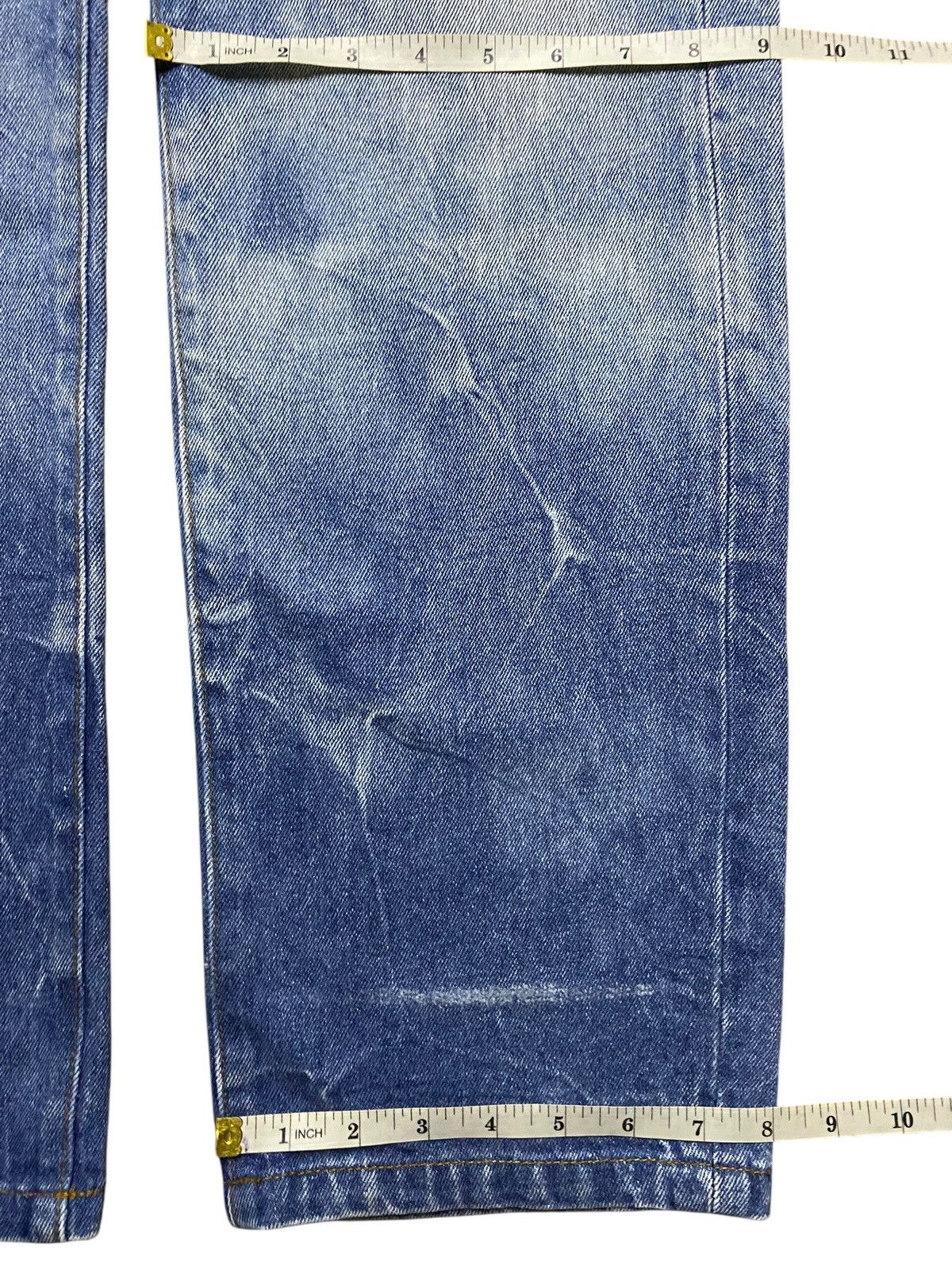 Japanese Brand Vintage Japanese Brand Bleach Distressed Loose Jeans Size US 31 - 16 Thumbnail