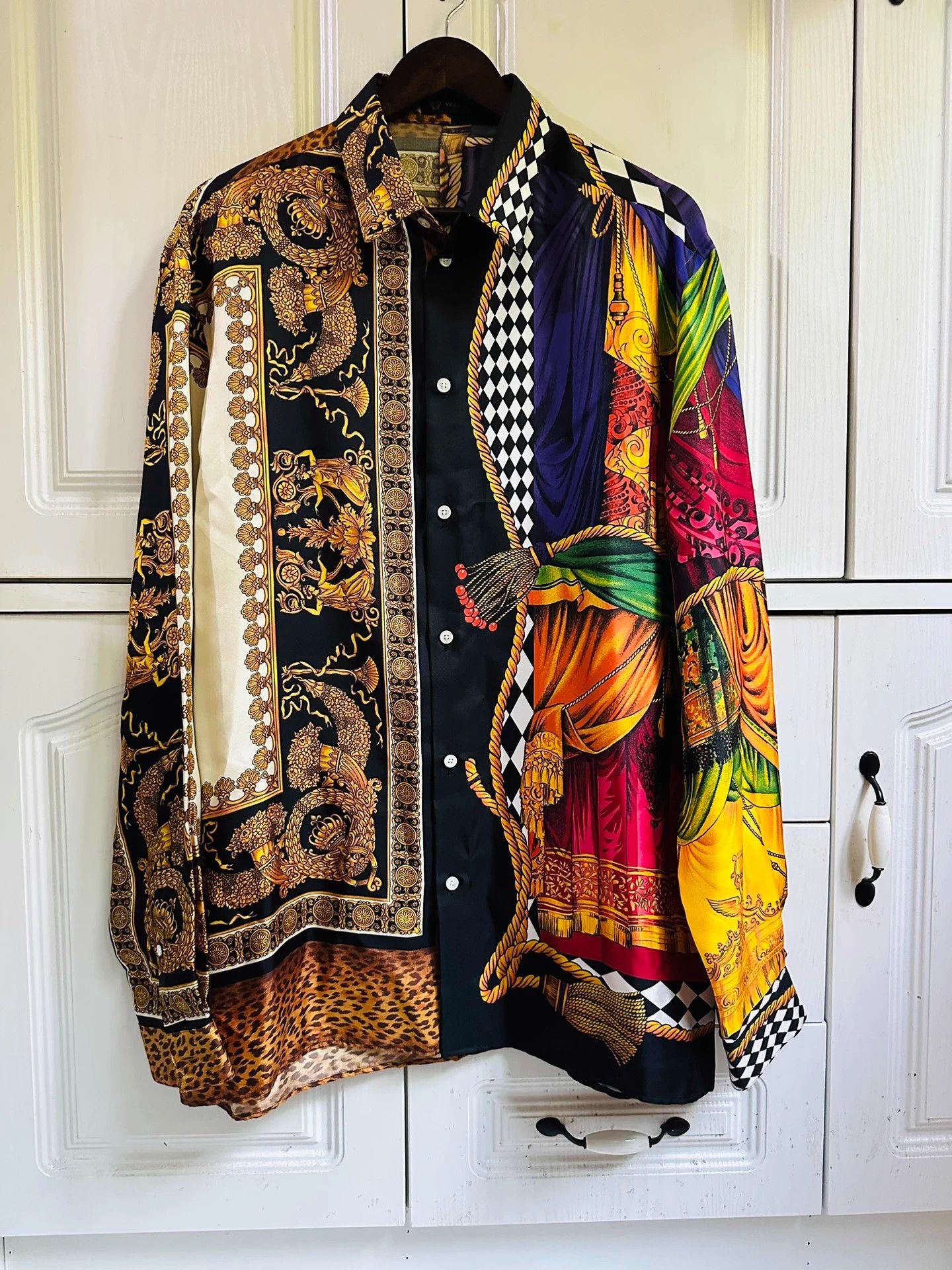 Versace Versace Mainline Runway Limited Silk Shirt Size US XS / EU 42 / 0 - 1 Thumbnail