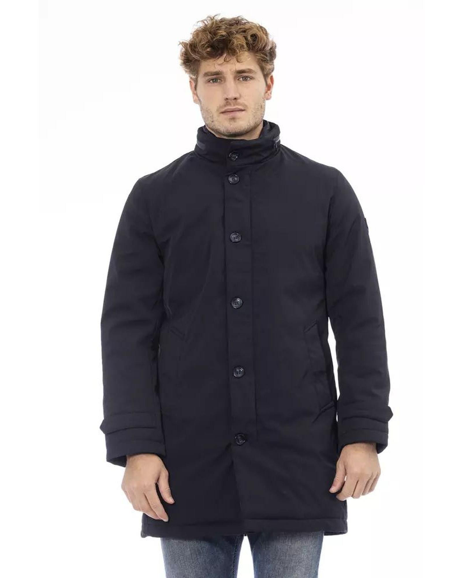 image of Baldinini Monogram Jacket in Blue, Men's (Size Medium)