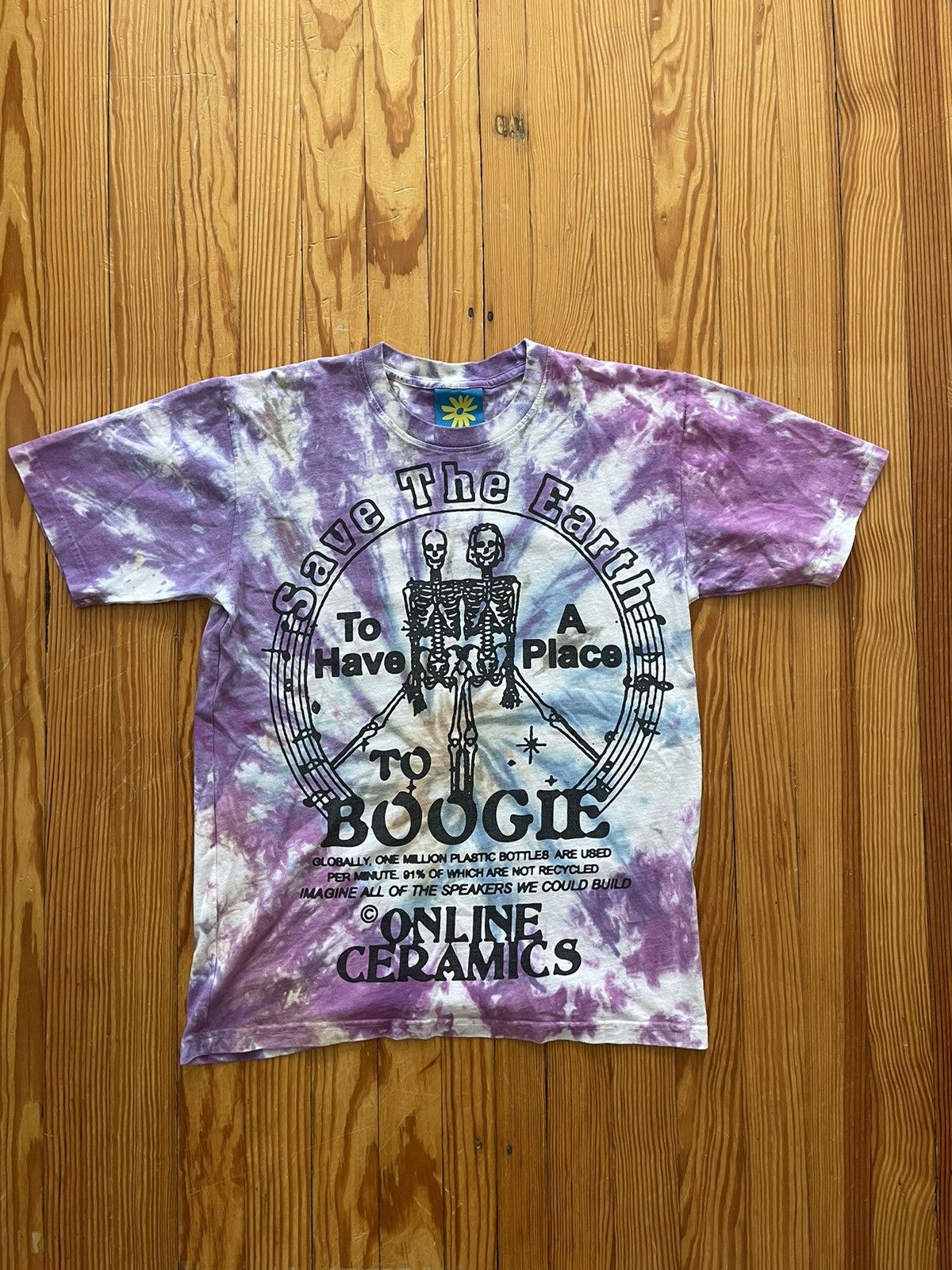Online Ceramics OG 2018 Online Ceramics Save The Earth Tie Dye T Shirt Size US M / EU 48-50 / 2 - 1 Thumbnail