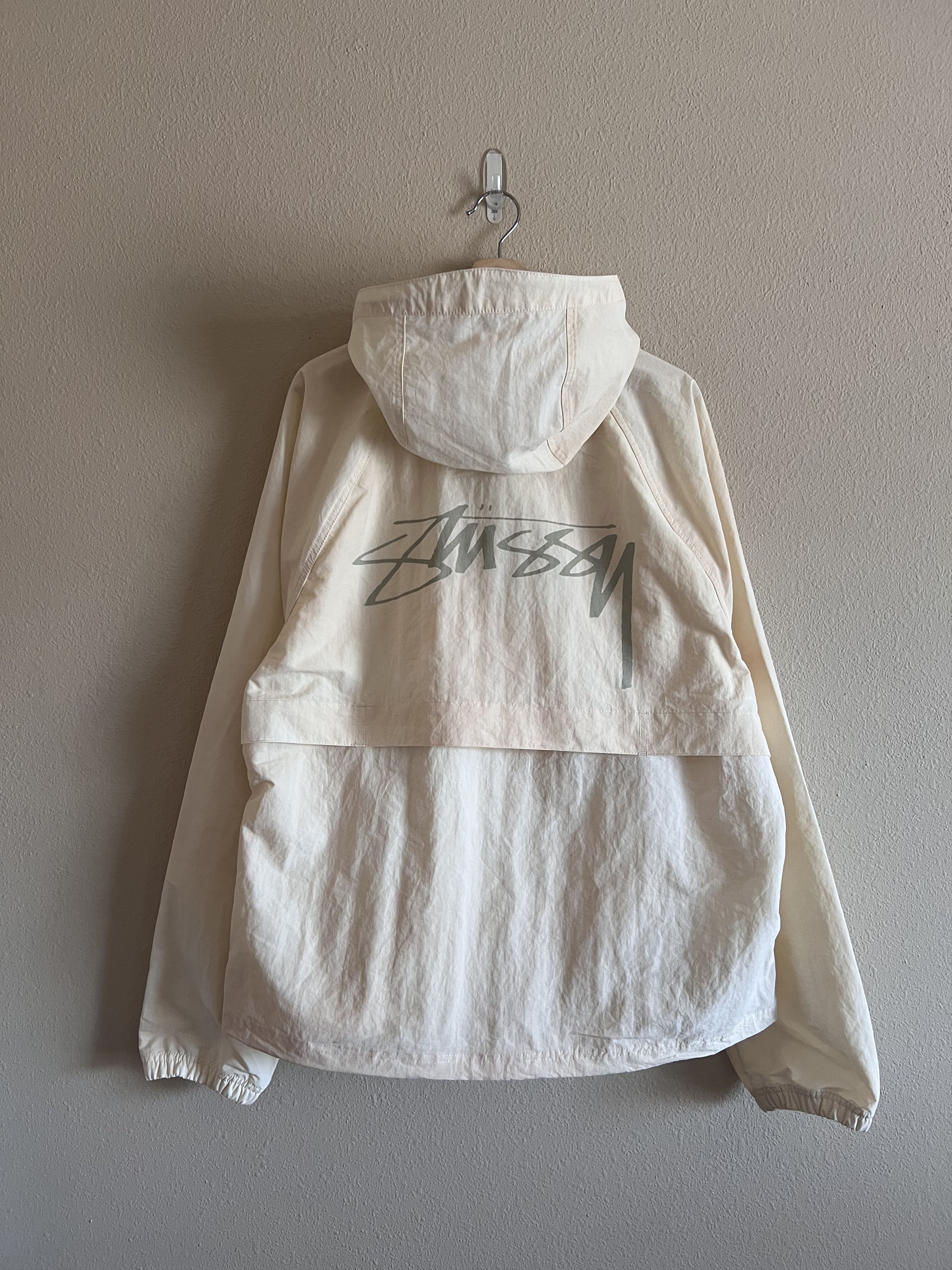 Stussy Stussy Beach Shell Jacket in Wave Dye Bone Size US XL / EU 56 / 4 - 5 Thumbnail