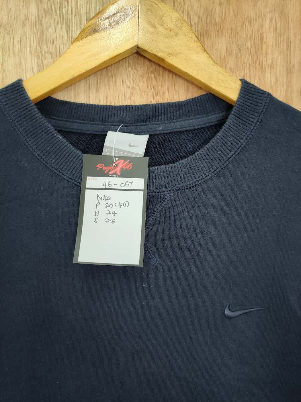 Vintage DLL nike plain embroidery logo sweatshirt #46-067 Size US M / EU 48-50 / 2 - 4 Thumbnail