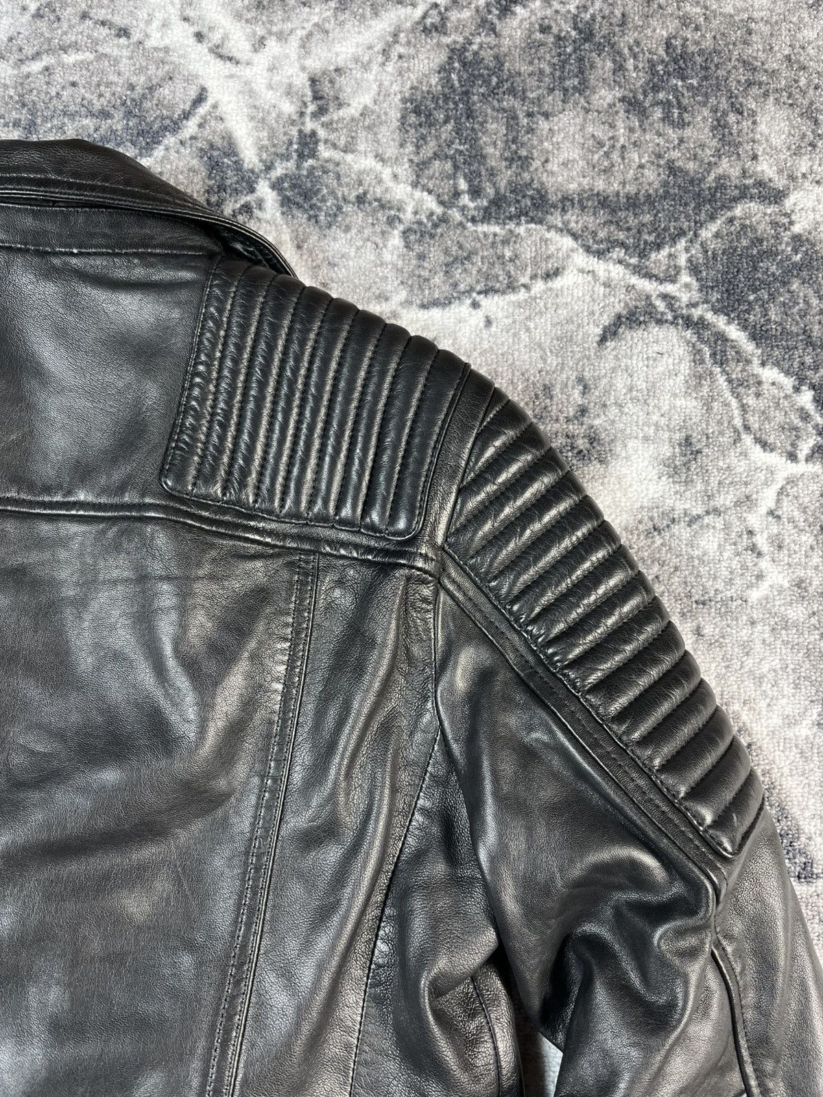 Allsaints AllSaints Leather Biker Jacket Moto Women’s S Black Size S / US 4 / IT 40 - 13 Thumbnail