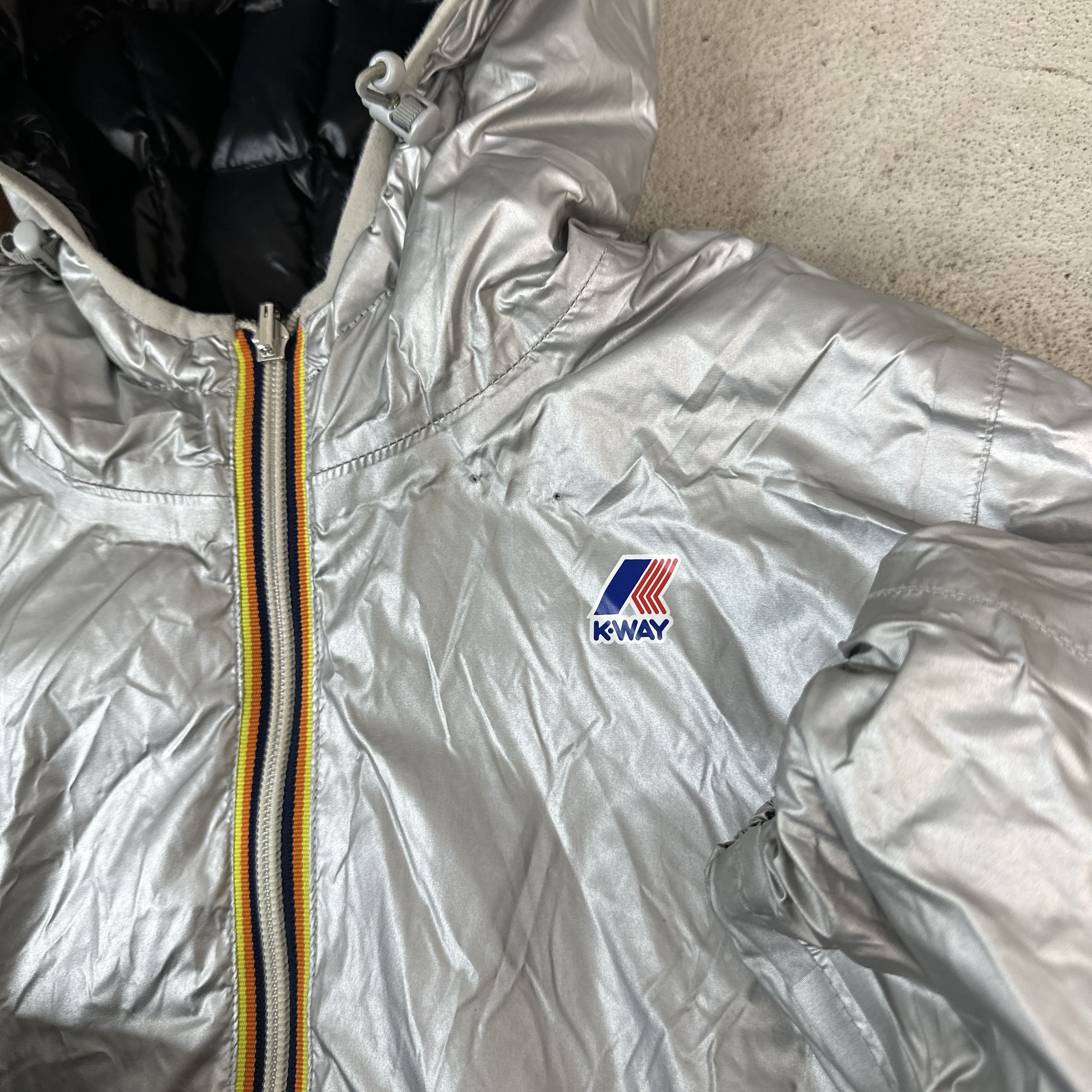 K-Way × Vintage K-Way Women's Reversible Jacket Size M / US 6-8 / IT 42-44 - 7 Thumbnail