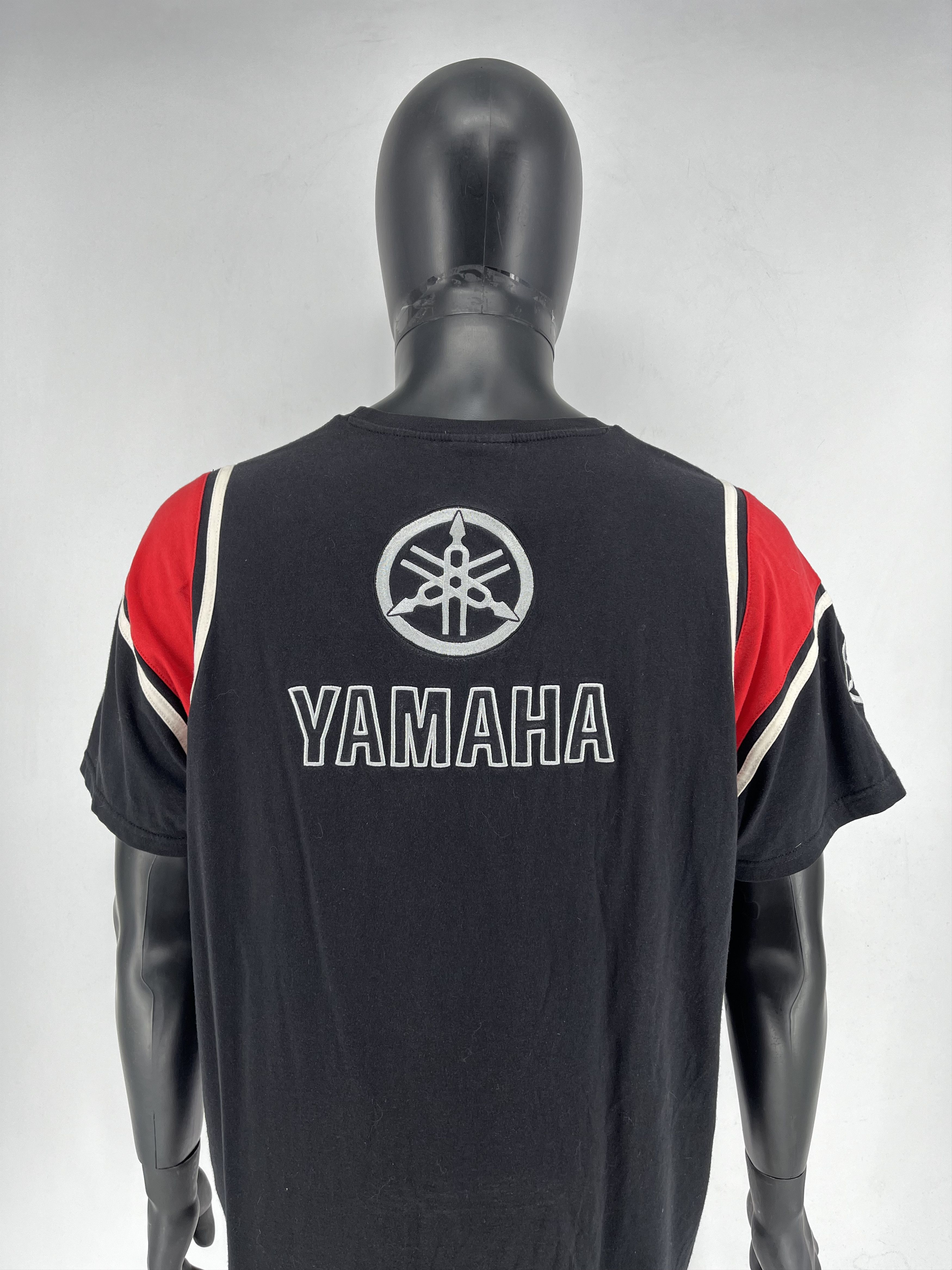 Vintage × Yamaha Vintage Streetwear Y2k Hype Yamaha Tshirt Tech Racing Size US XXL / EU 58 / 5 - 10 Thumbnail