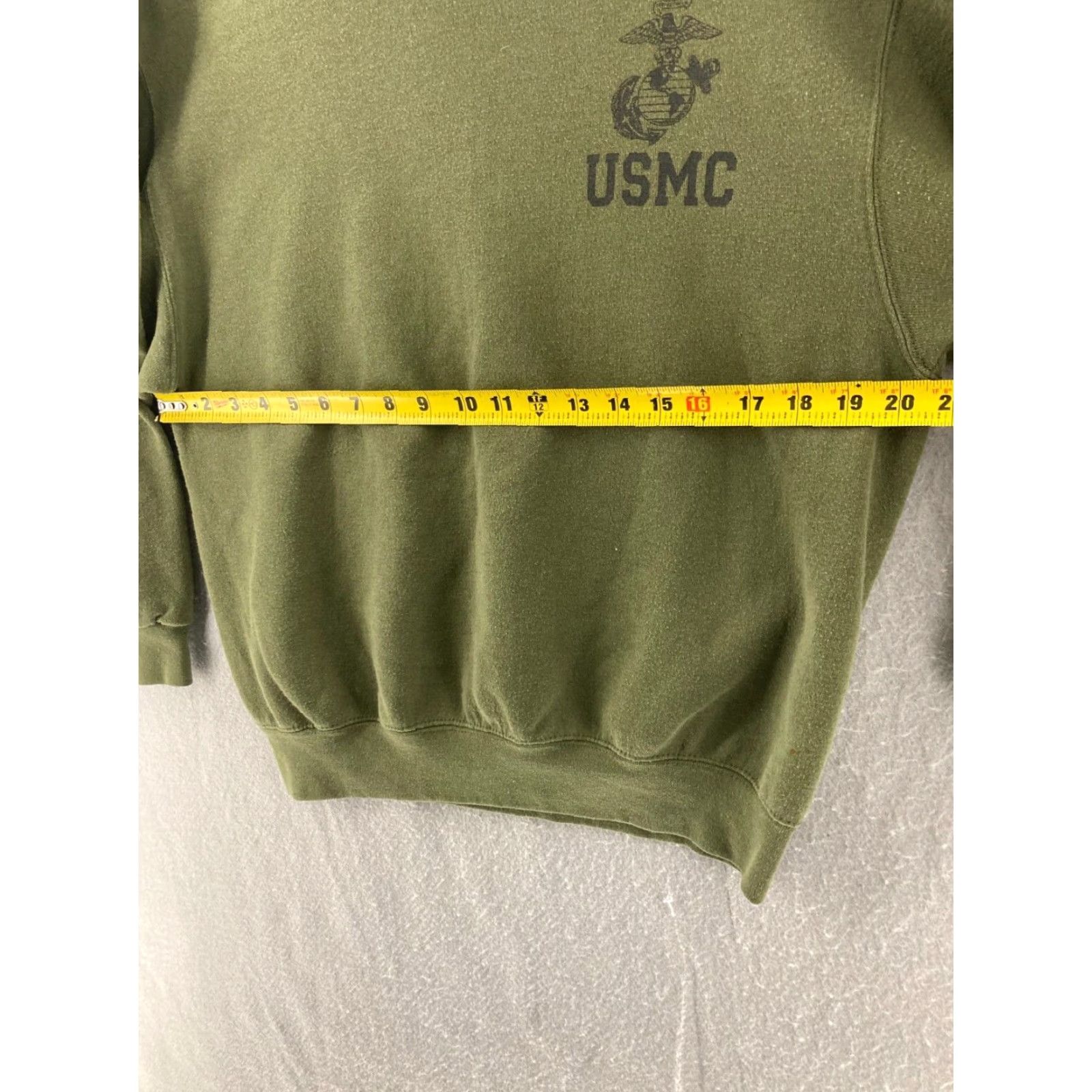 CO VINTAGE USMC Military Crewneck Sweater Green Campbellsville Apparel CO USA Made Size US M / EU 48-50 / 2 - 2 Thumbnail